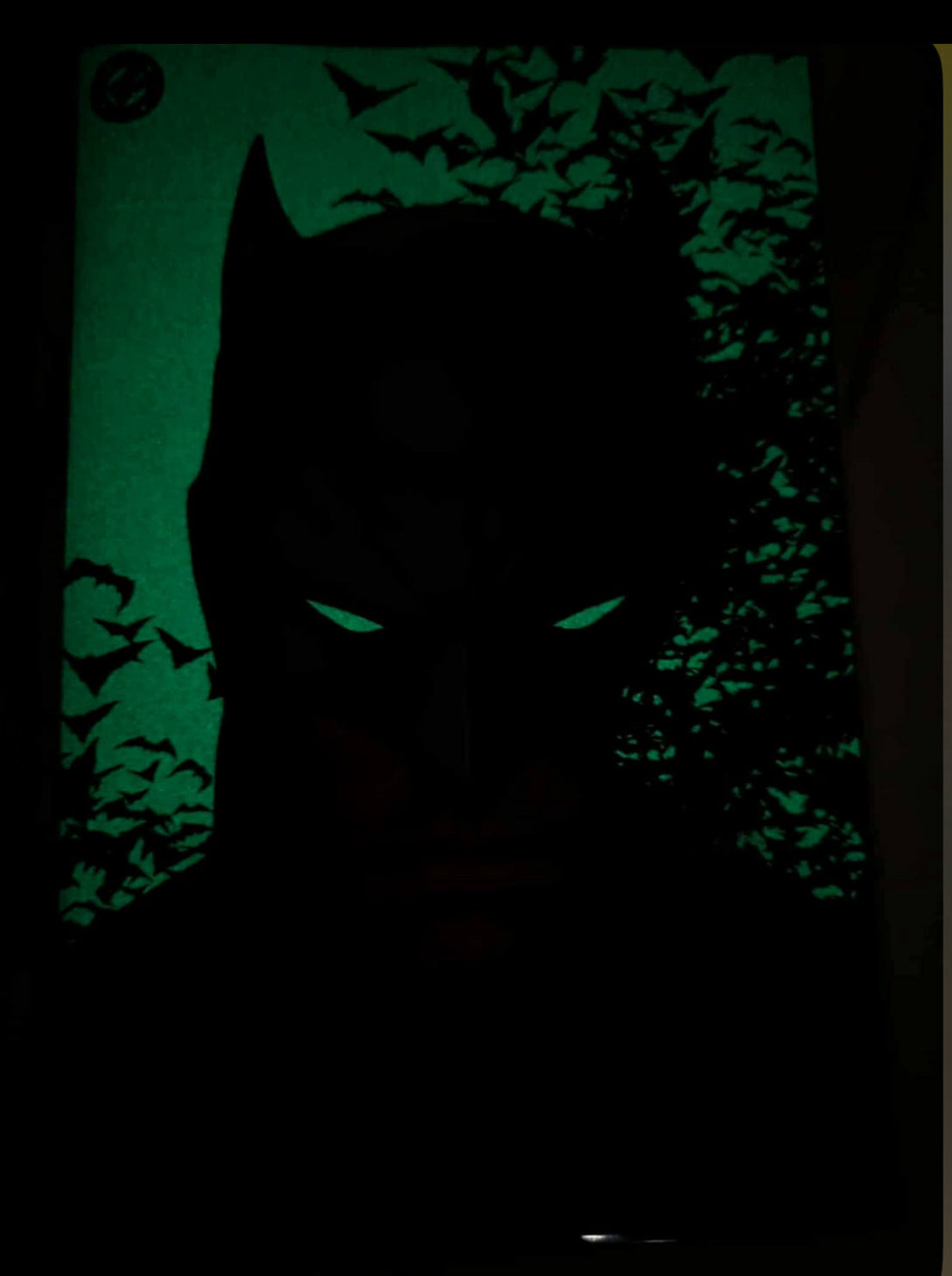 NYCC GLOW IN THE DARK Batman #1 Black Saber Exclusive by Dave Wikins