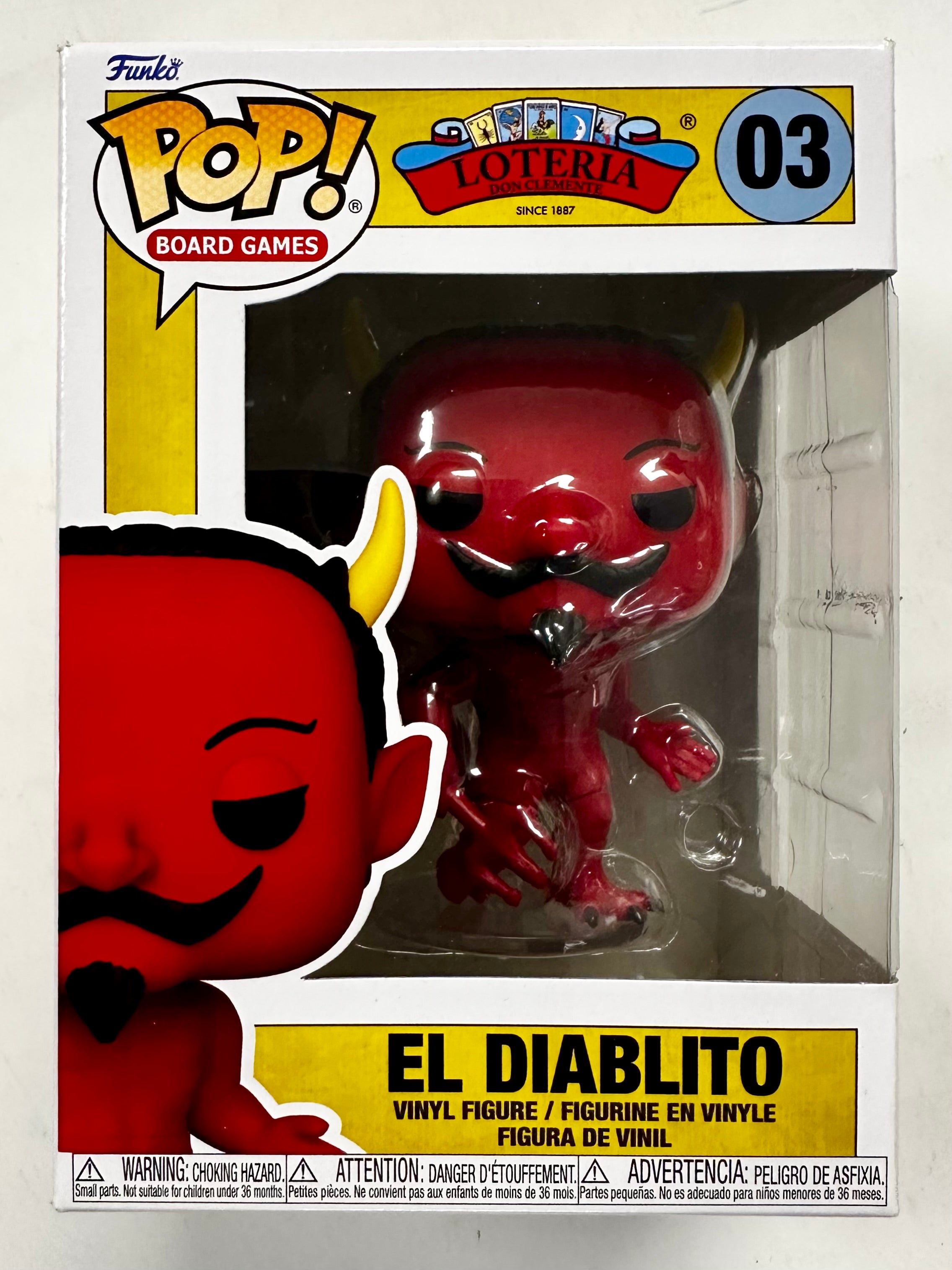 Funko Pop! Board Games El Diablito #03 Loteria Don Clemente 2023 Card Game