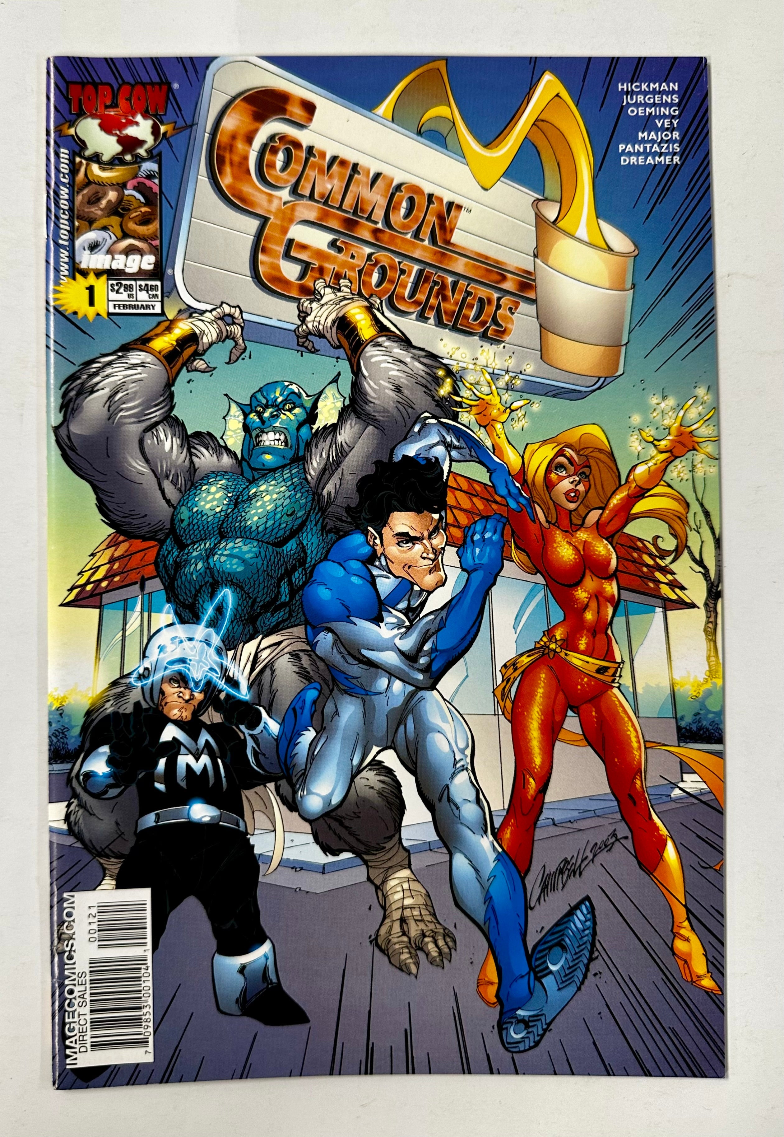 Common Grounds #1 (Image Comics, February 2004) J Scott Campbell Cover