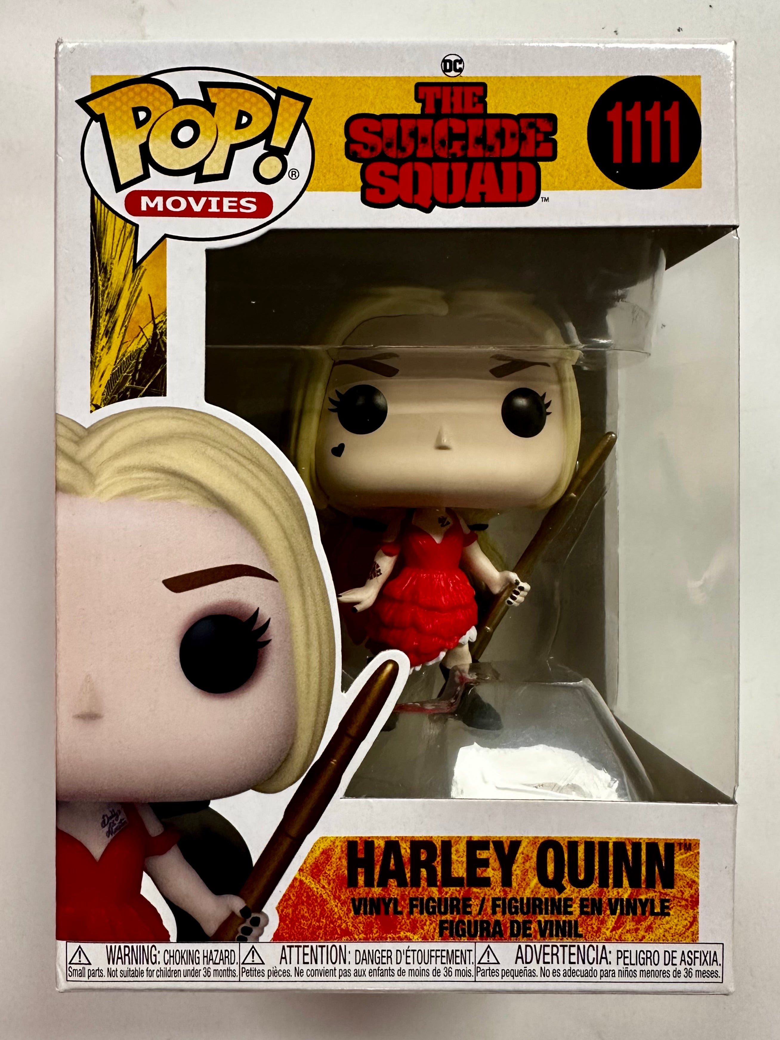 Funko Pop! Movies Harley Quinn In Dress #1111 DC Heroes The Suicide Squad 2021