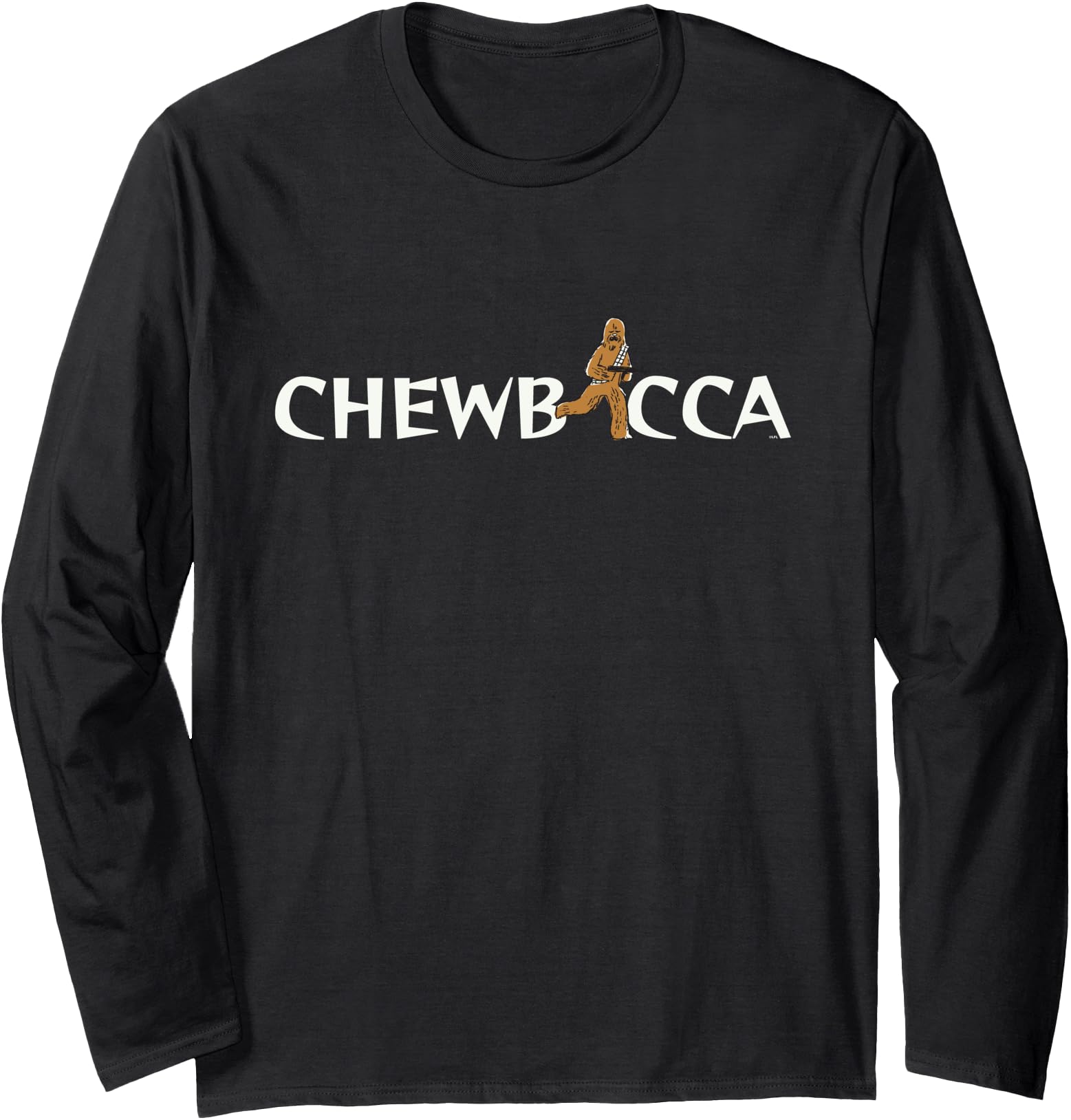 Star Wars Chewbacca Chewie Cartoon Letter Replacement Long Sleeve