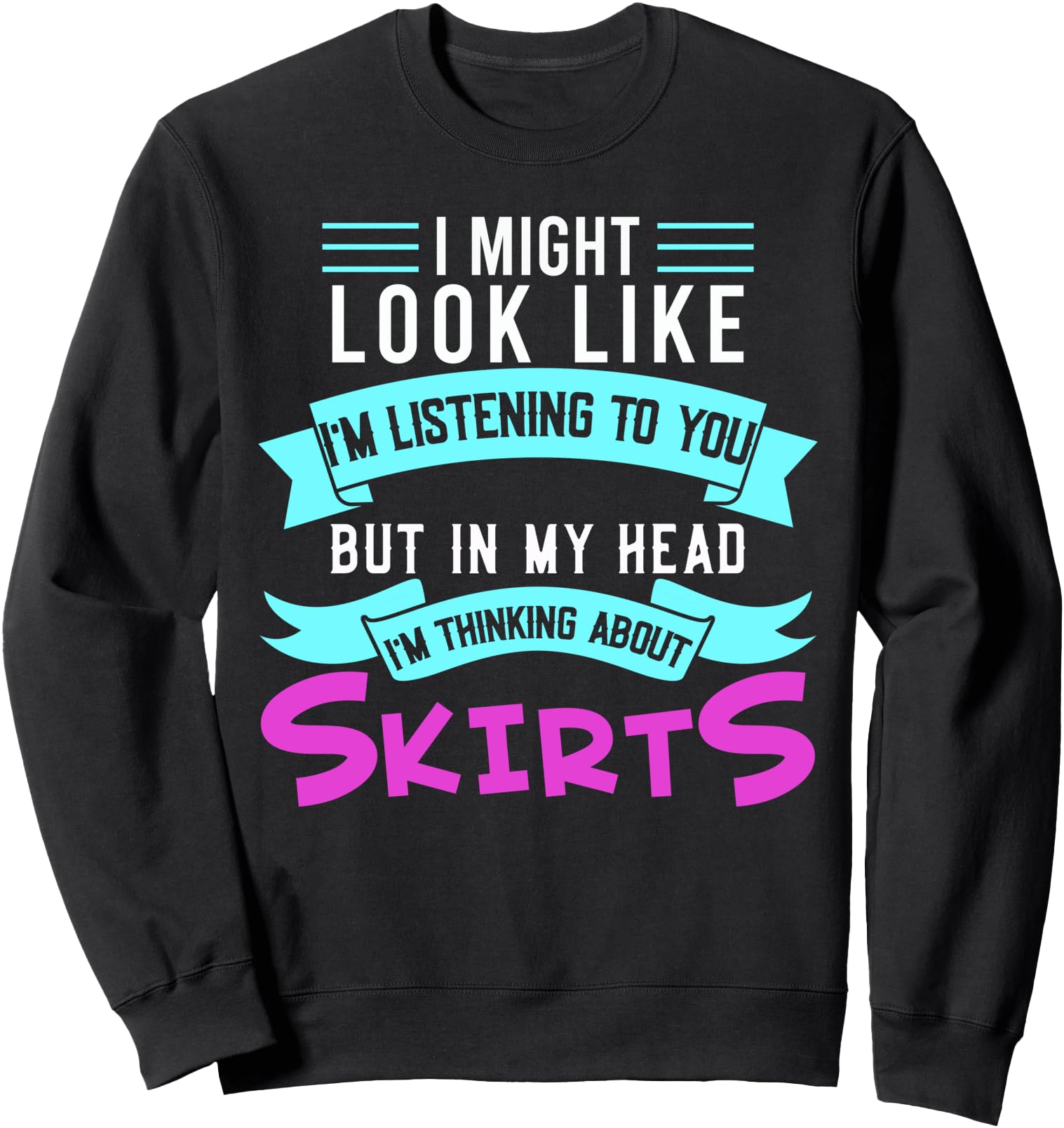 I might look like I'm listening to you Femboy Anime Japanese Sweatshirt
