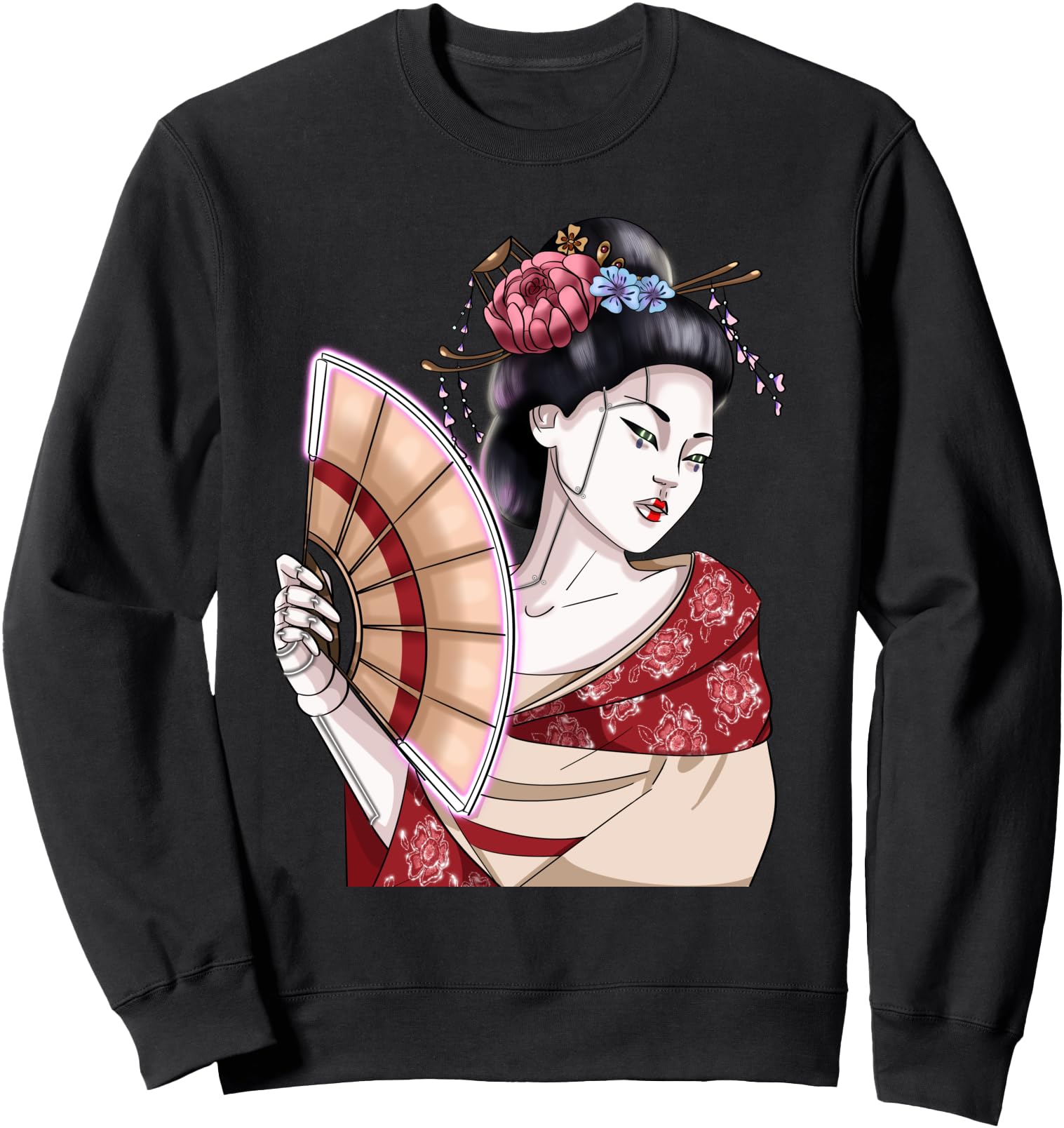 Geisha Japanese Art Japan Woman Geisha Sweatshirt