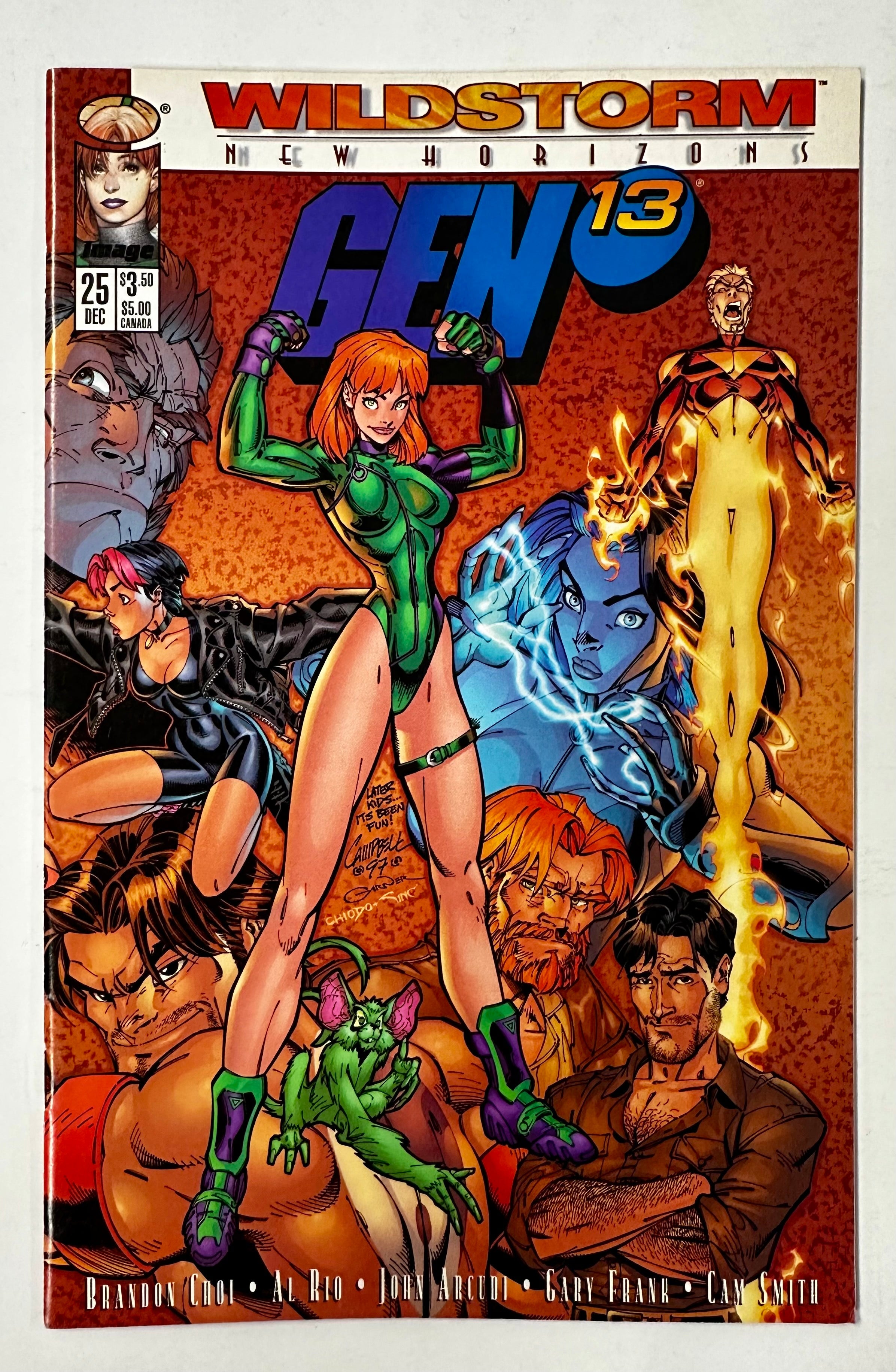 Gen 13 #25 (Image / Wildstorm / New Horizons 1997) J Scott Campbell Cover A