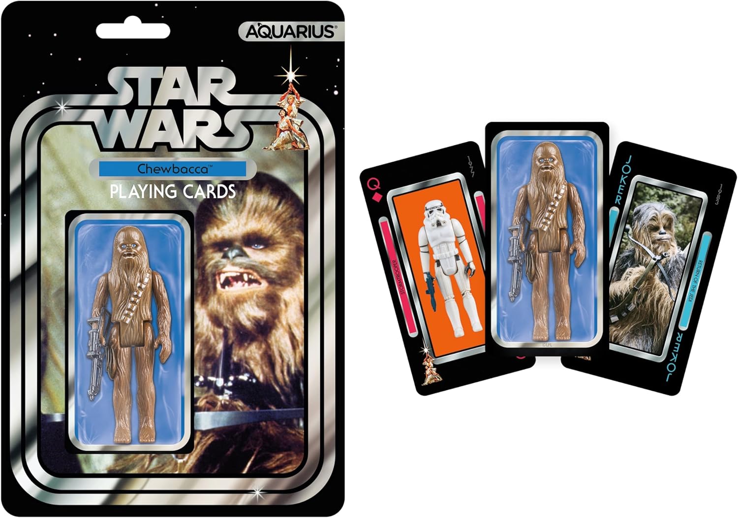 Aquarius Playing Cards: Star Wars - Action Figures - Chewbacca