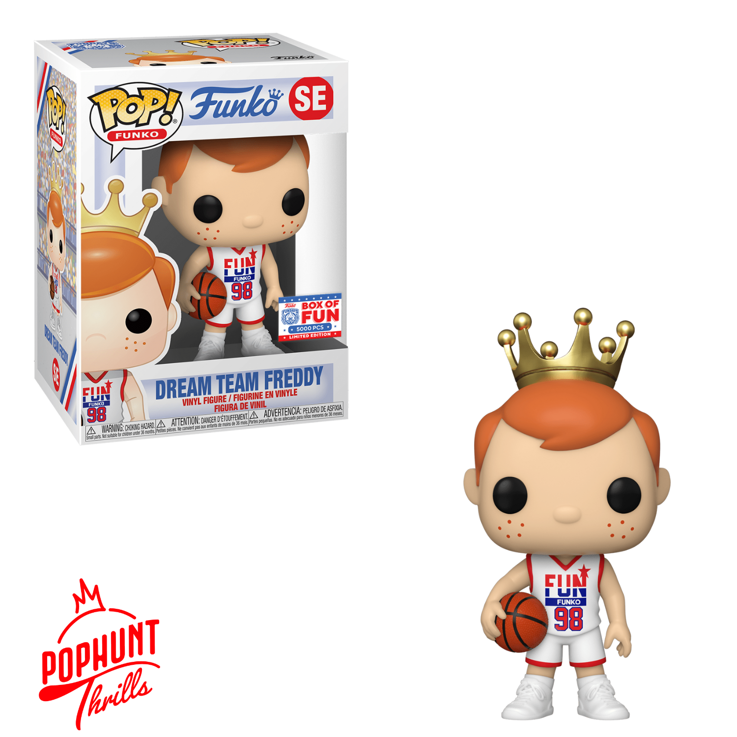 Dream Team Freddy #SE 2021 Box Of Fun (5000 Pcs) Limited Edition Funko Pop! Funko