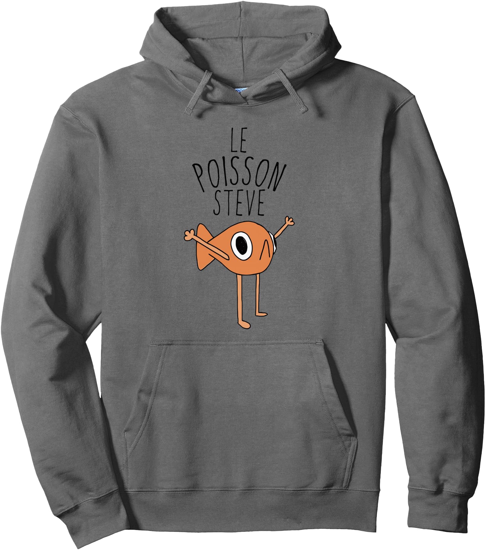 Le Poisson Steve, Funny Fish Steve Women Men Pullover Hoodie