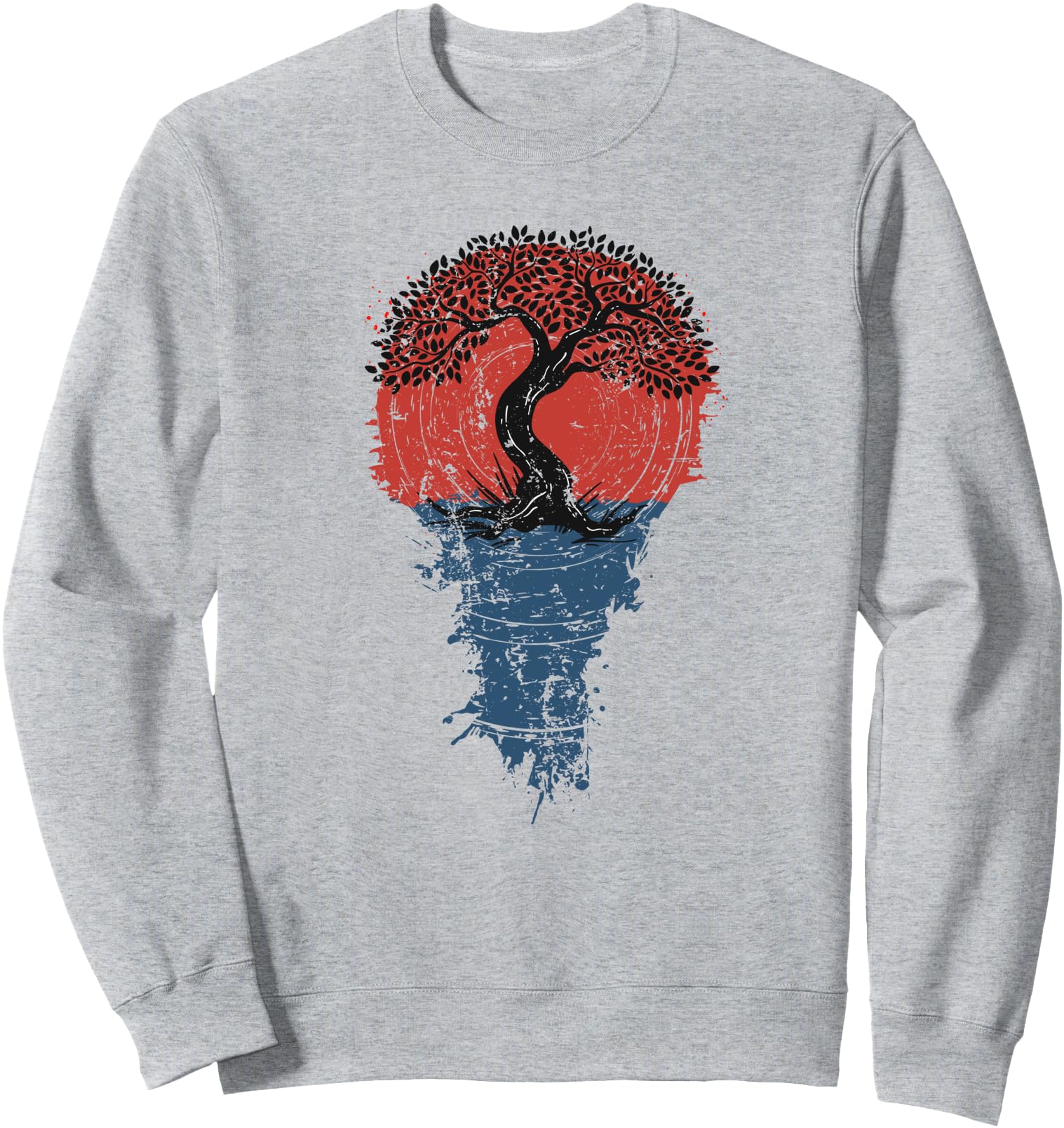 Japan cherry tree sunset japanese Sweatshirt