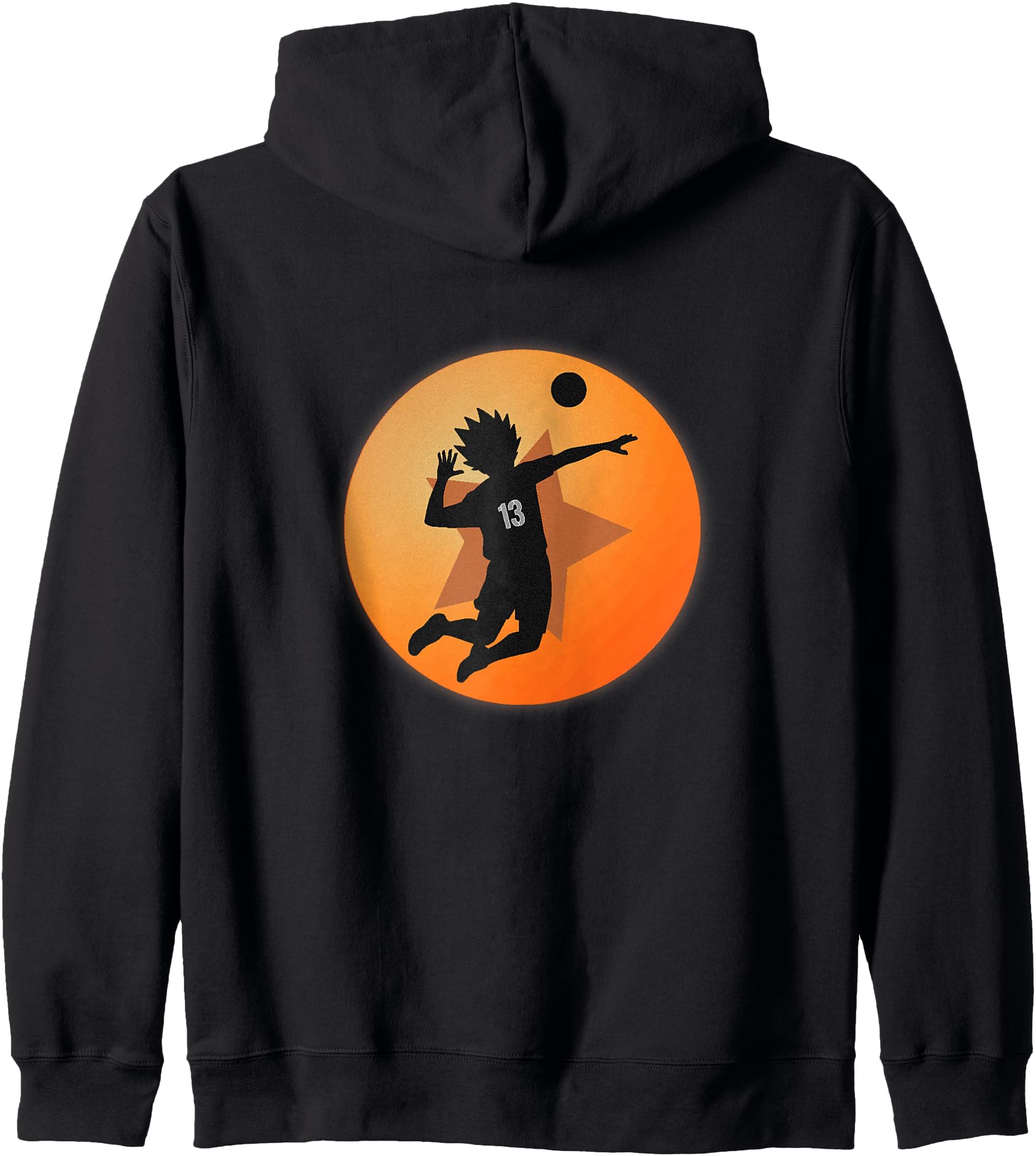 Anime merch Japanese Number 13 star Anime Volleyball Hoodie