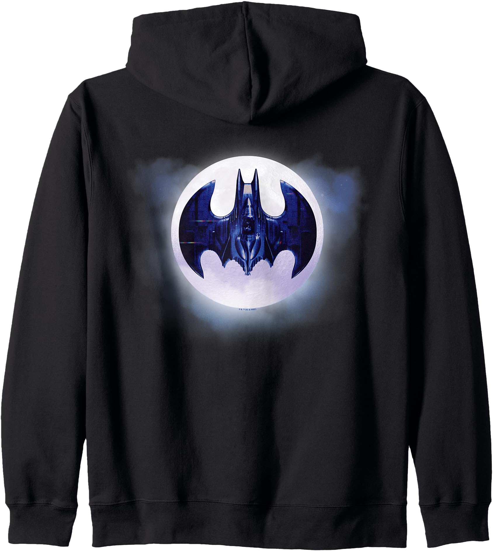 Batman 1989 Batwing Moon Zip Hoodie
