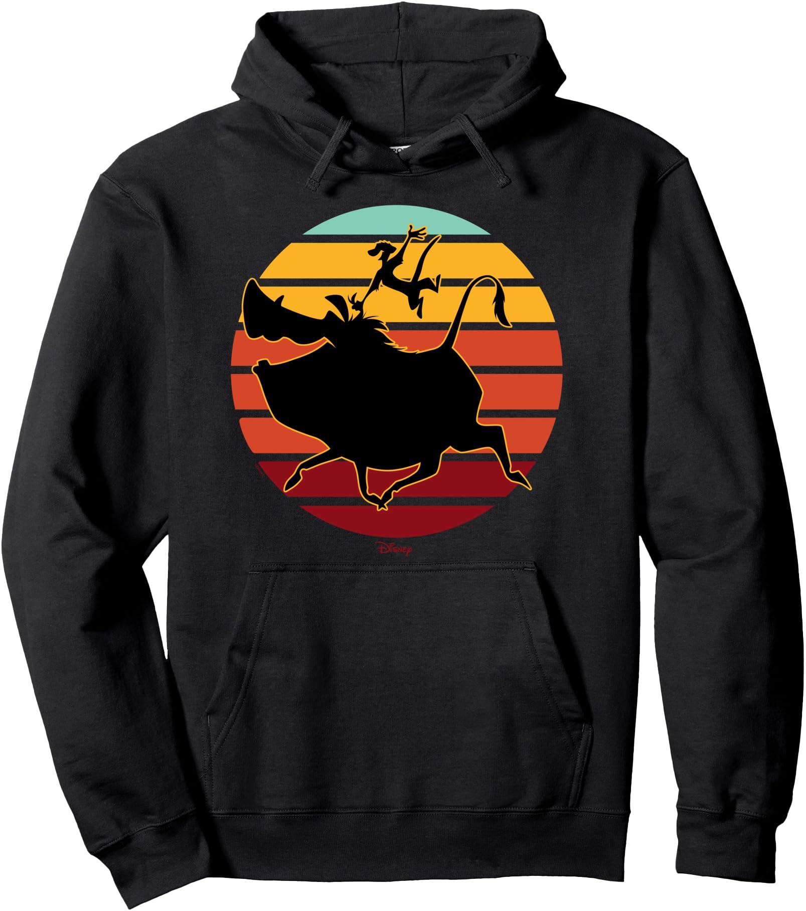 The Lion King - Timon And Pumbaa Shadow Pullover Hoodie