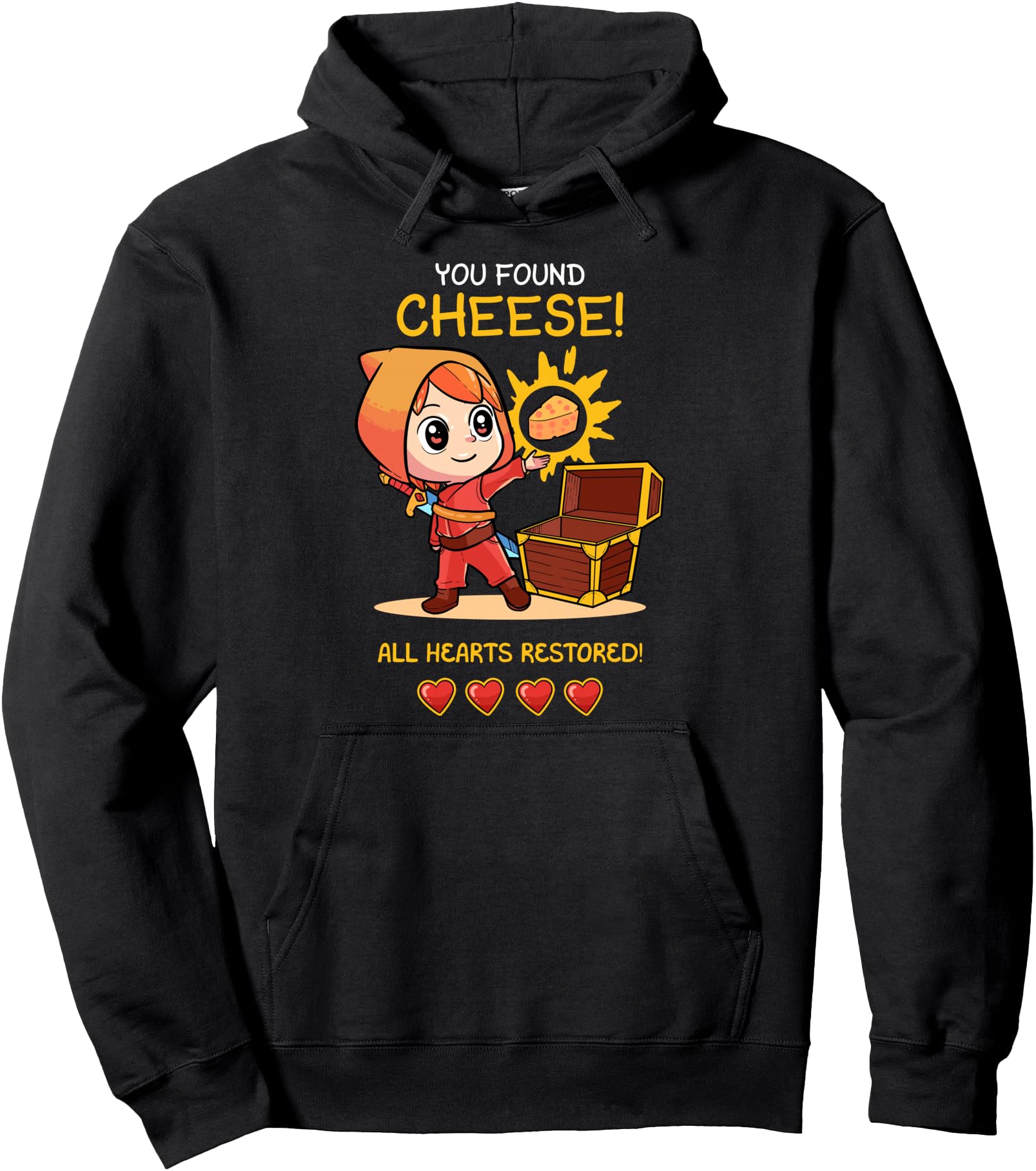 Anime Merch Cheese Lover Manga Cosplay Japanese Food Comic Pullover Hoodie