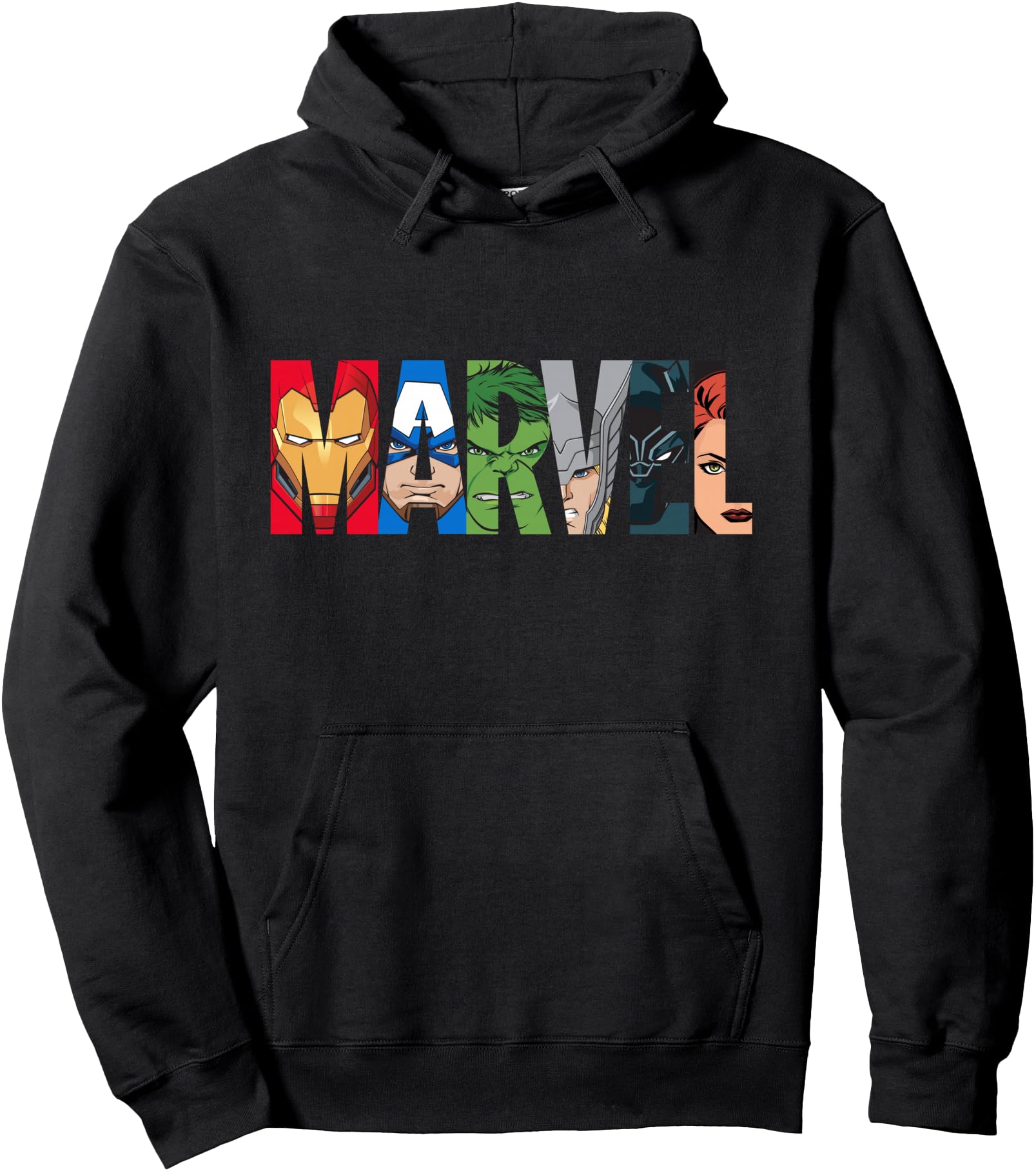 Marvel Logo Avengers Super Heroes Pullover Hoodie