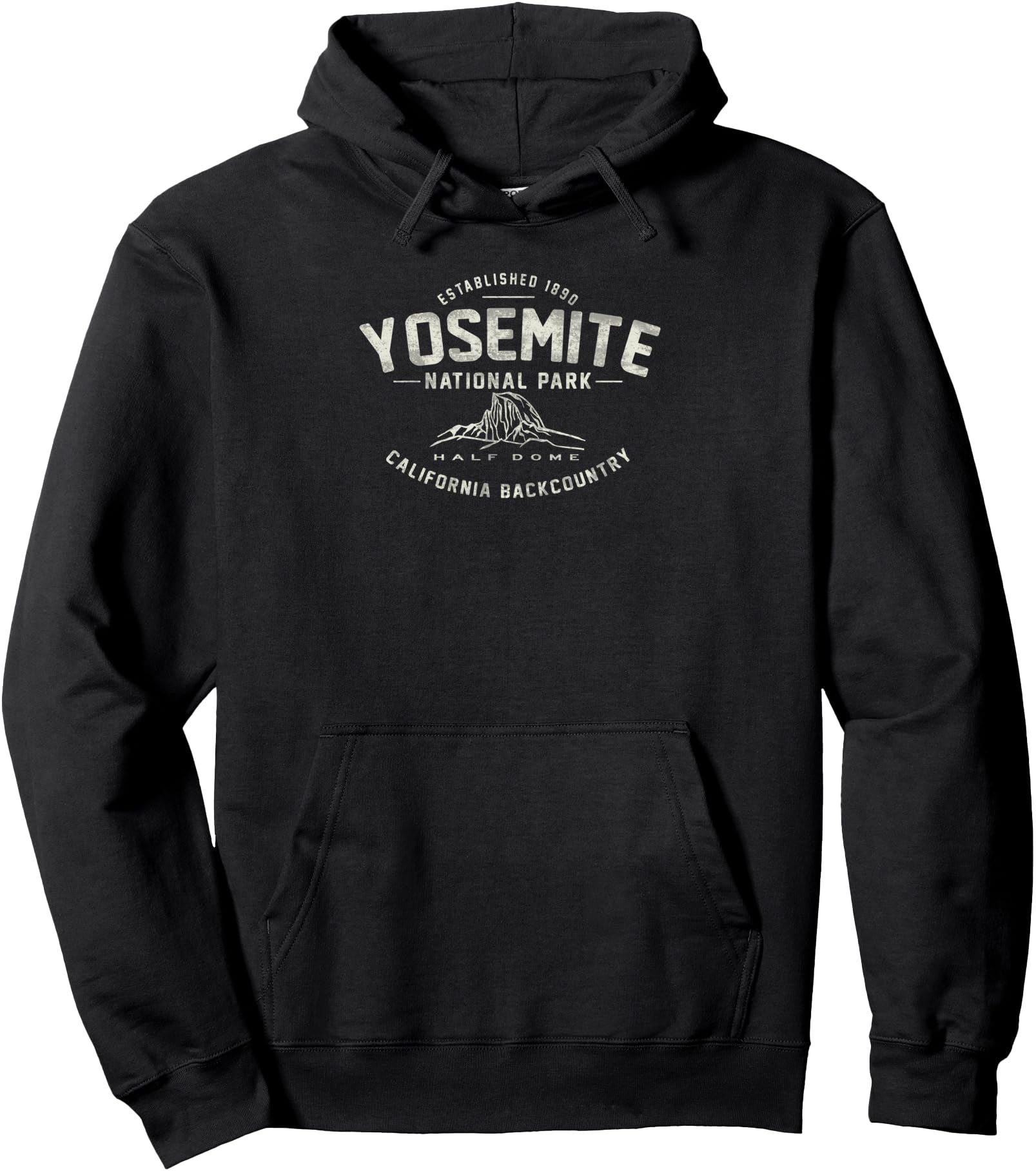 Yosemite National Park Half Dome Graphic Pullover Hoodie
