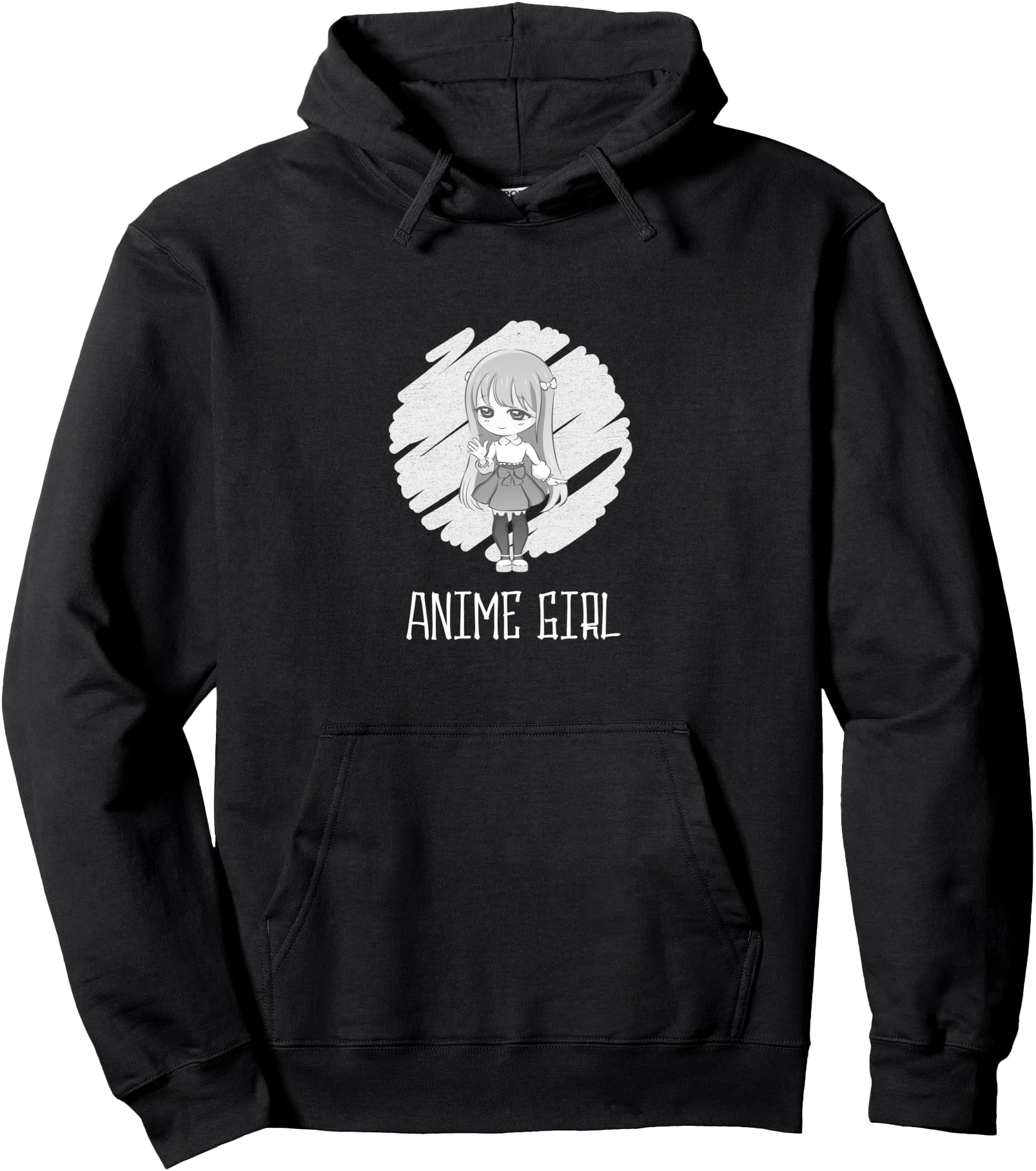 Anime merch for teen Girls Anime Girl Who Loves Anime Pullover Hoodie
