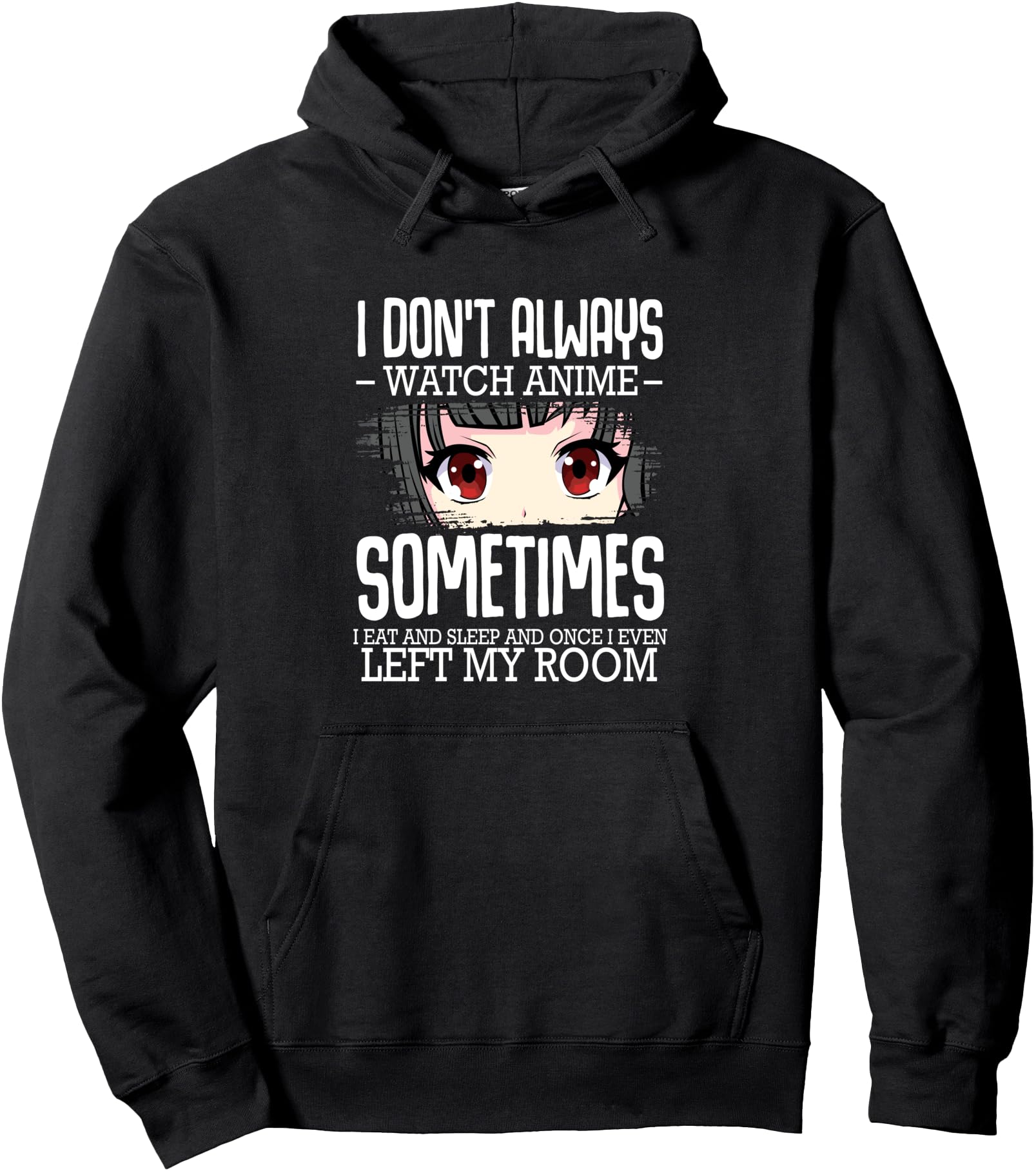 Anime Funny Lover Sign Writing Language Geek Japanese Retro Pullover Hoodie