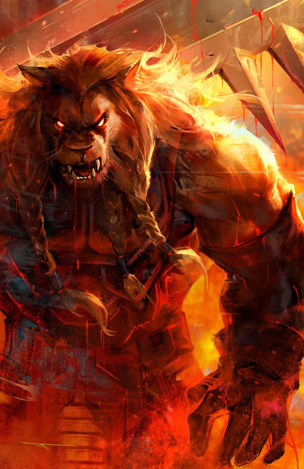 (A) Battle Beast 4 Virgin Foil Cover by Ivan Tao