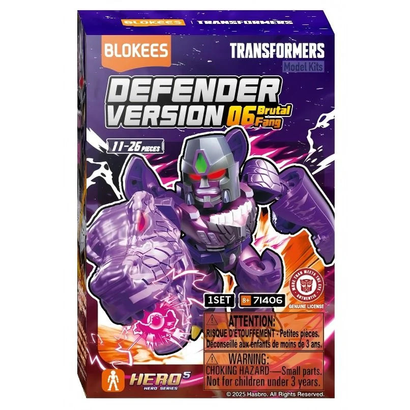 Blokees: Transformers - Defender Version - 06 Brutal Fang - Blind Box
