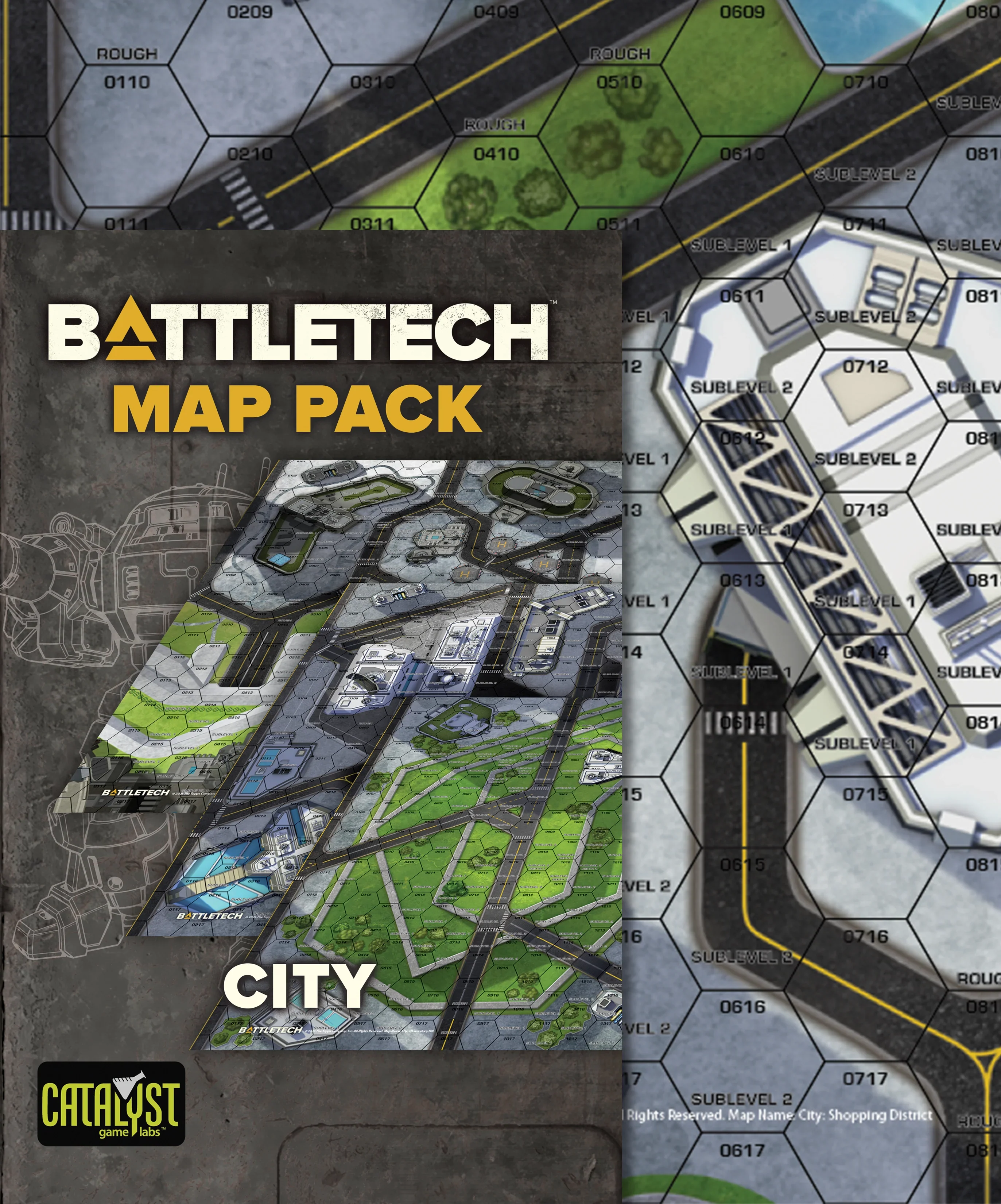 Battletech Map Pack: City