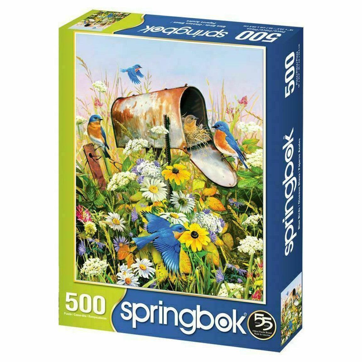 Blue Birds 500 Piece Jigsaw Puzzle Springbok