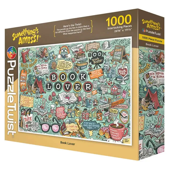 Book Lover "Something's Amiss!" 1000 Piece Jigsaw Puzzle PuzzleTwist