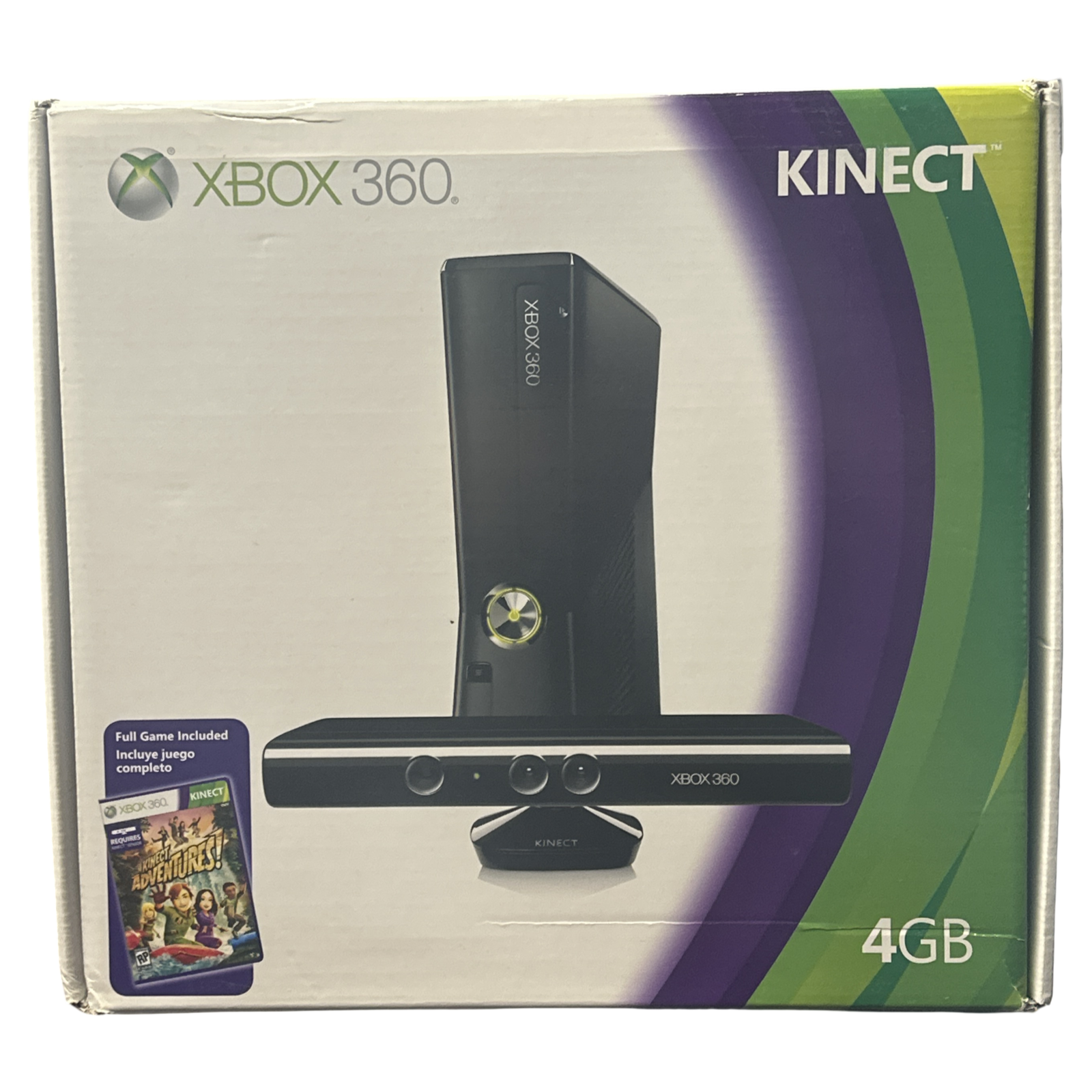 Xbox 360 Slim Console 4GB Kinect Bundle - Xbox 360