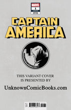 Load image into Gallery viewer, CAPTAIN AMERICA #1 UNKNOWN COMIC BOOKS CONVENTION EXCLUSIVE PARRILLO 7/18/2018