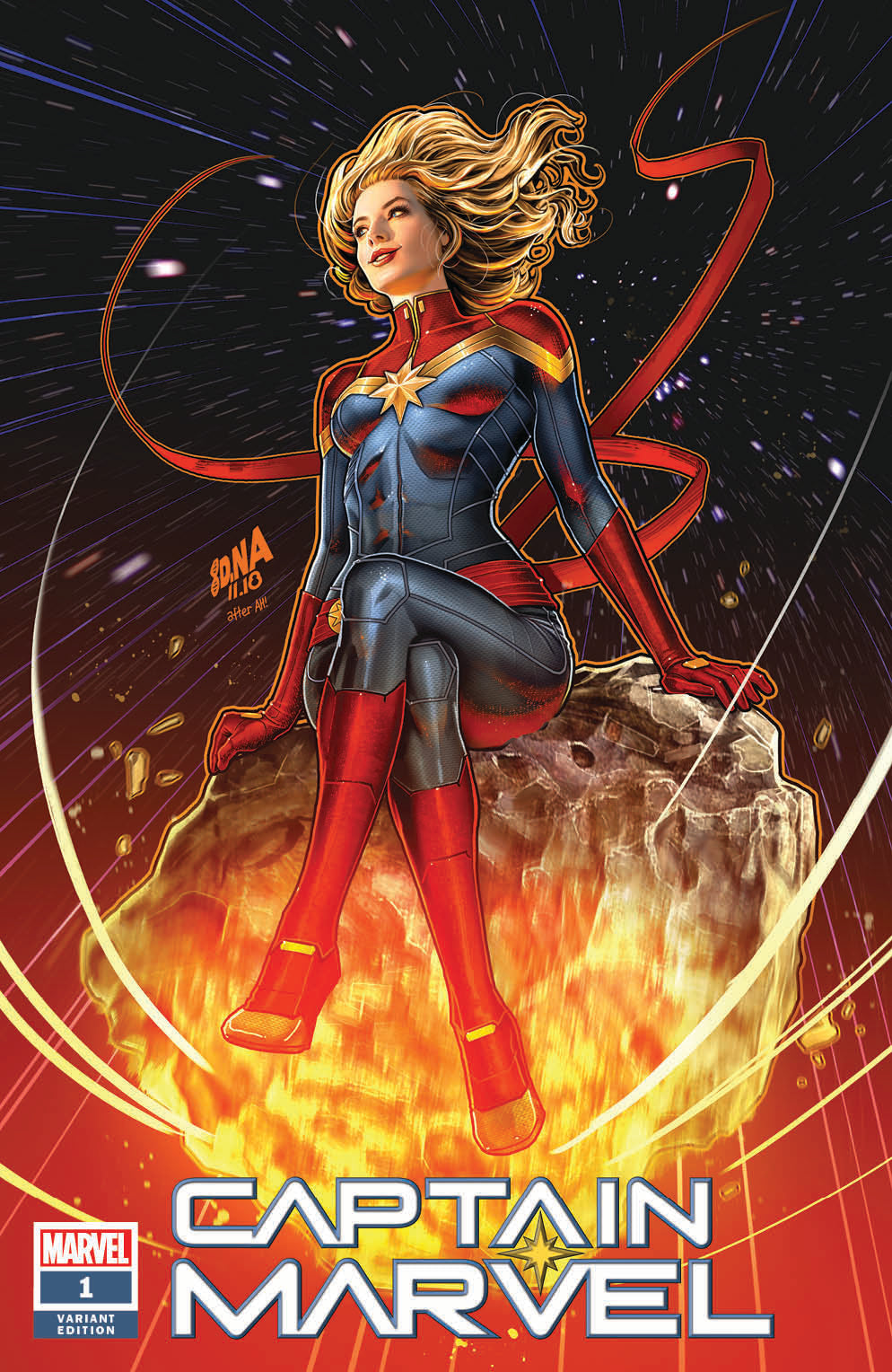 CAPTAIN MARVEL #1 SSCO NAKAYAMA TRADE DRESS VARIANT 2019