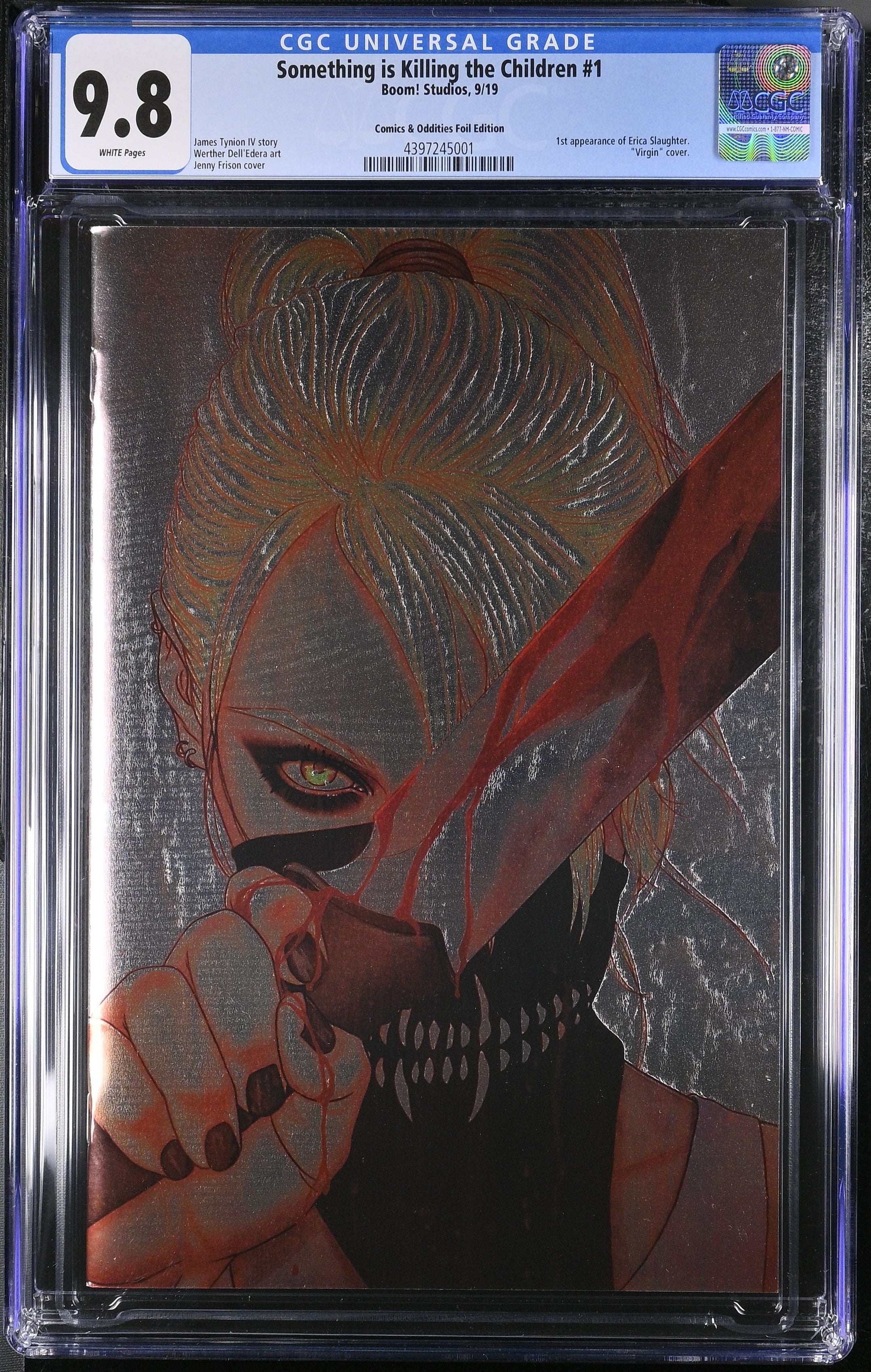 9.8 CGC Something is Killing the Children #1 SSCO Frison Foil Variant 2019 [4397245001]