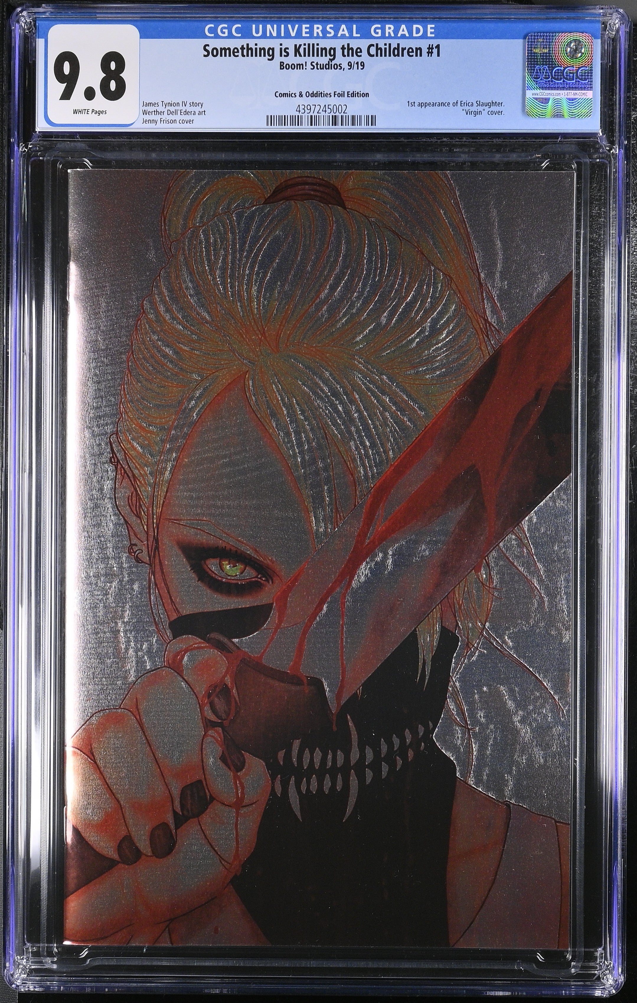 9.8 CGC Something is Killing the Children #1 SSCO Frison Foil Variant 2019 [4397245002]