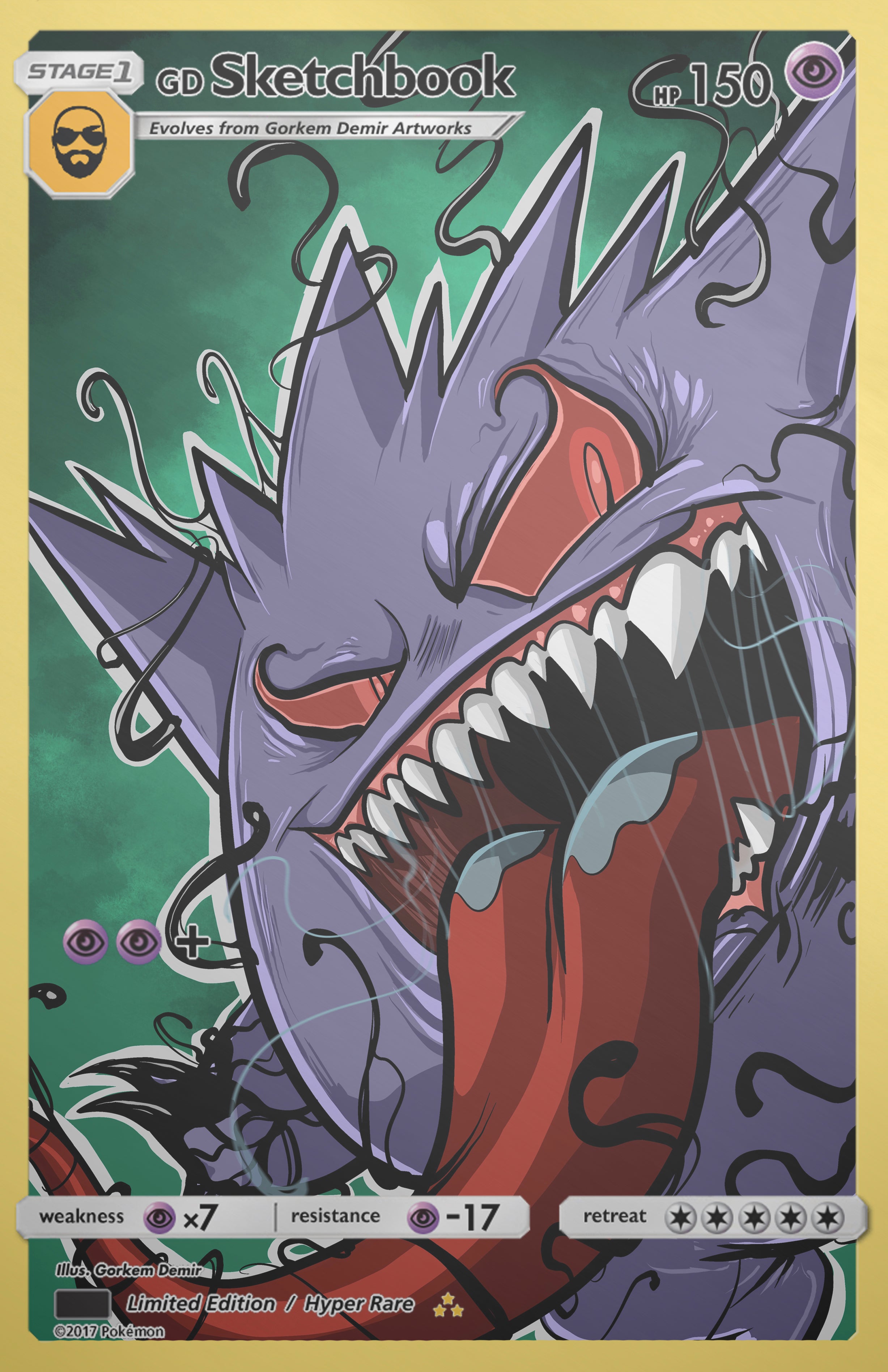 GORKEM DEMIR SKETCHBOOK - GENGAMIZED HOLOFOIL VARIANT NYCC 2025 EXCLUSIVE
