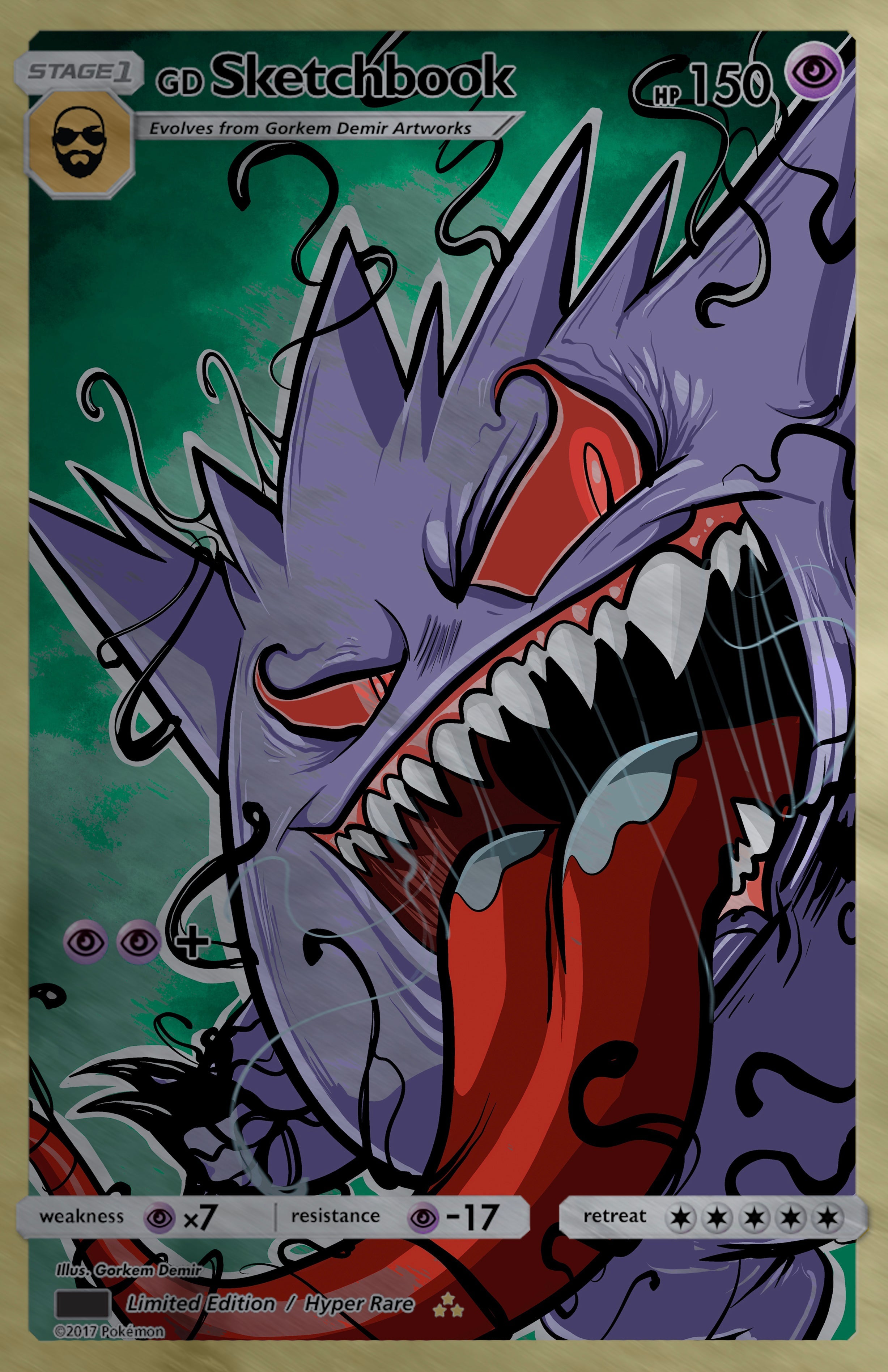 GORKEM DEMIR SKETCHBOOK - GENGAMIZED METAL VARIANT NYCC 2025 EXCLUSIVE