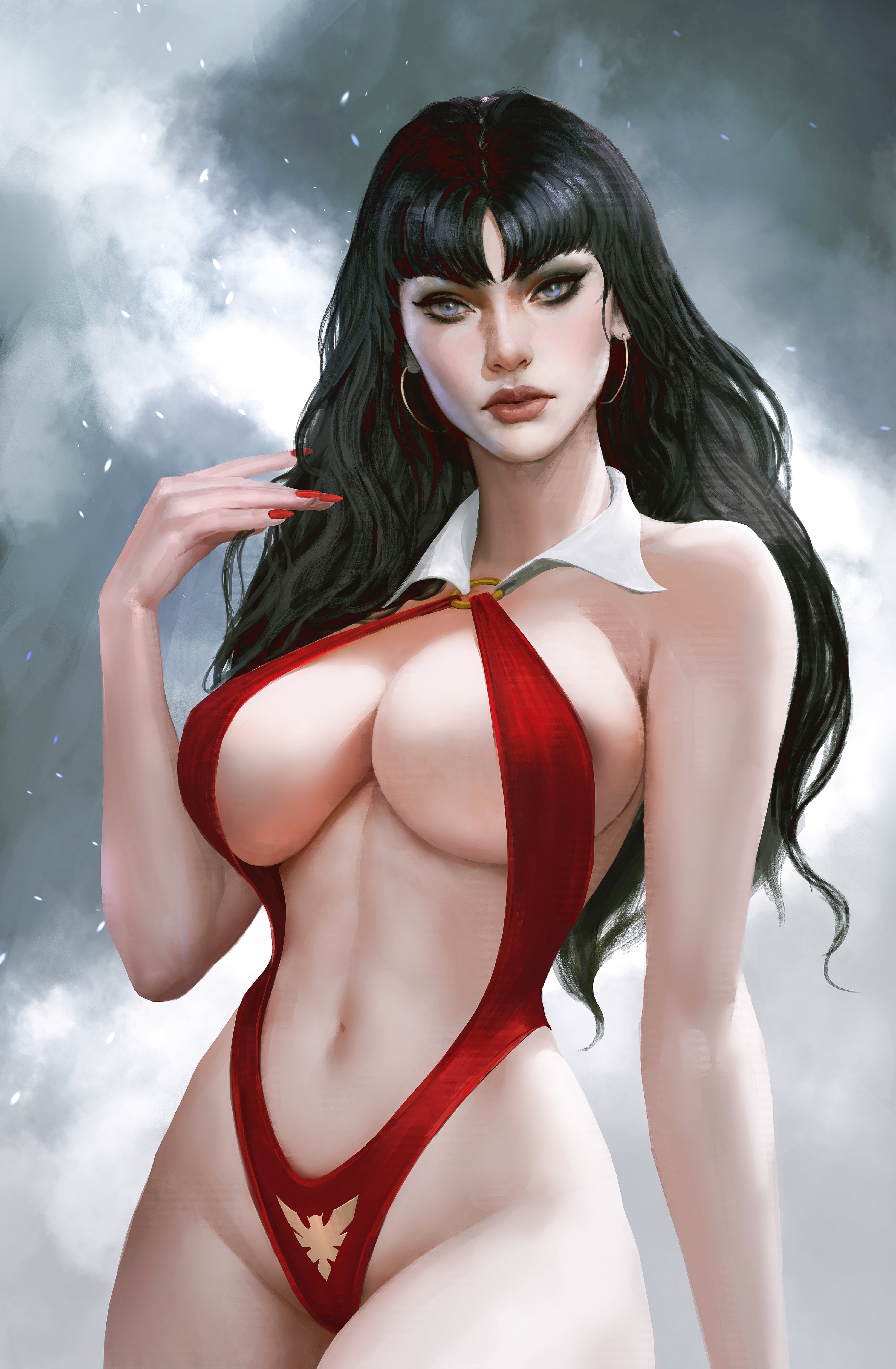 VAMPIRELLA #1 - JUSTINE FLORENTINO VIRGIN VARIANT C2E2 2025 EXCLUSIVE COVER A
