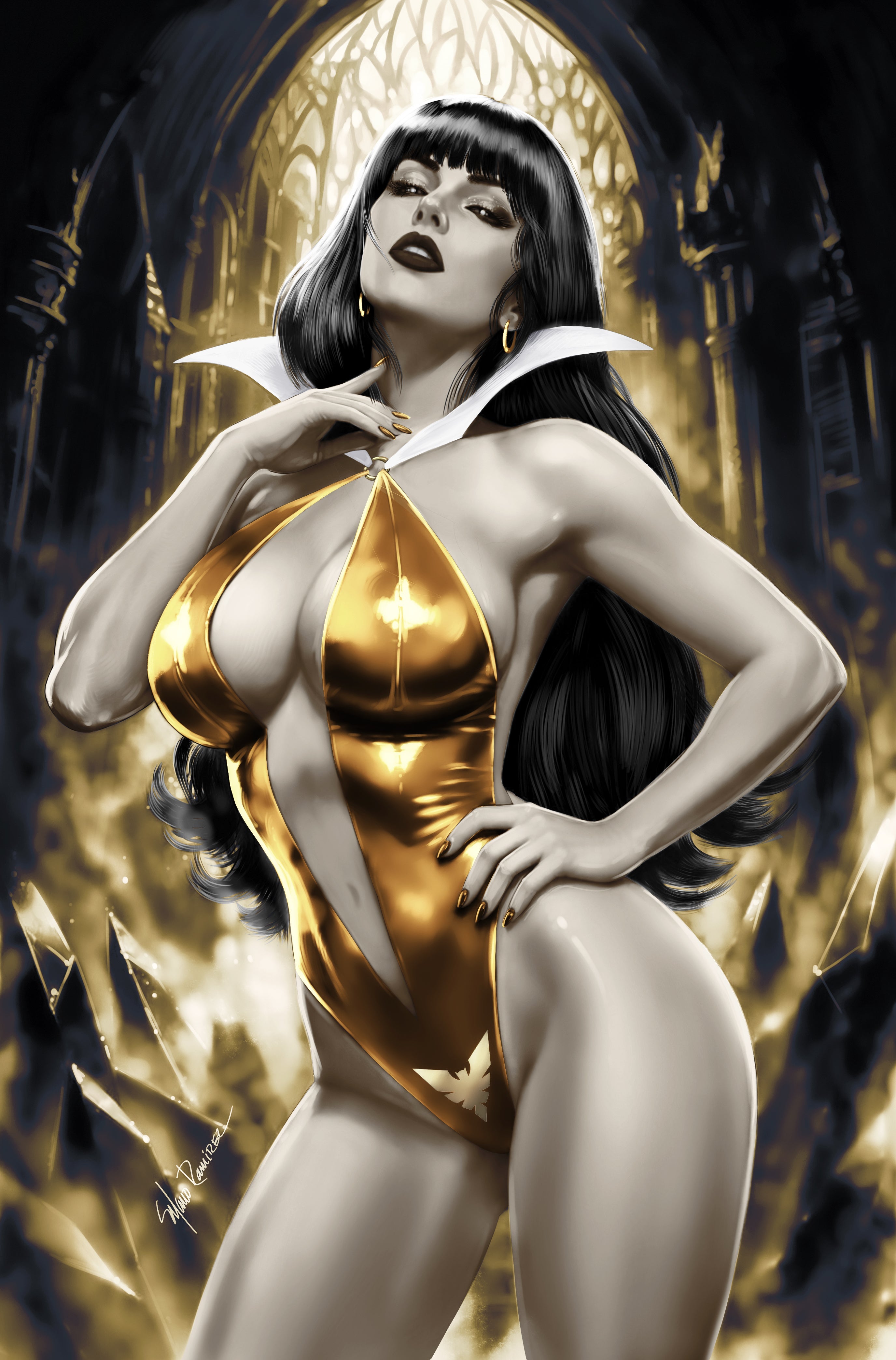 VAMPIRELLA #1 - MANUEL RAMIREZ COVER B VIRGIN VARIANT EXCLUSIVE LTD 150