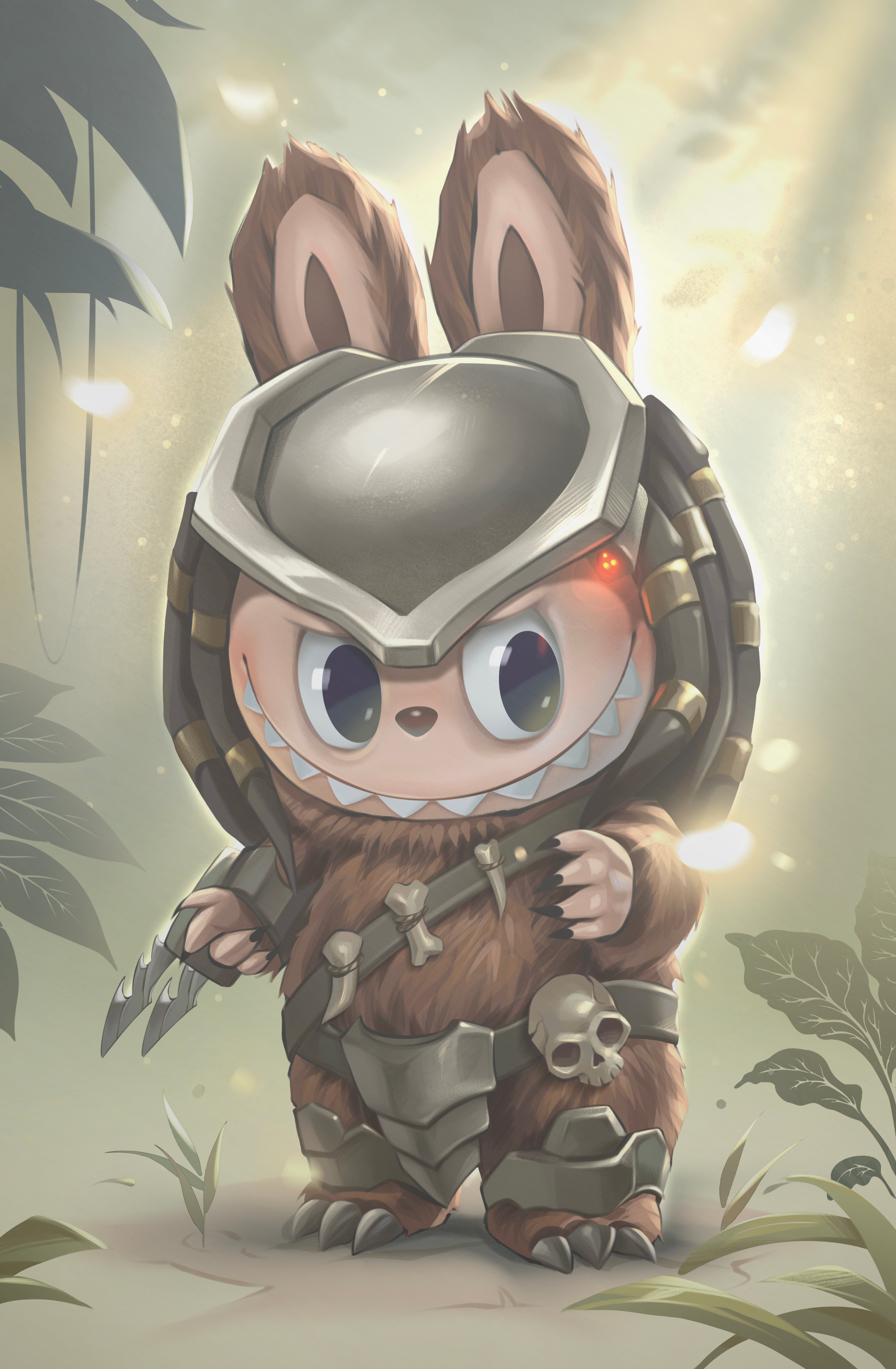 FAME: KASING LUNG HUNTER MONSTER (Creator of the Labubu) - KATYA SINYUKHINA FOIL FANEXPO DALLAS 2025 EXCLUSIVE