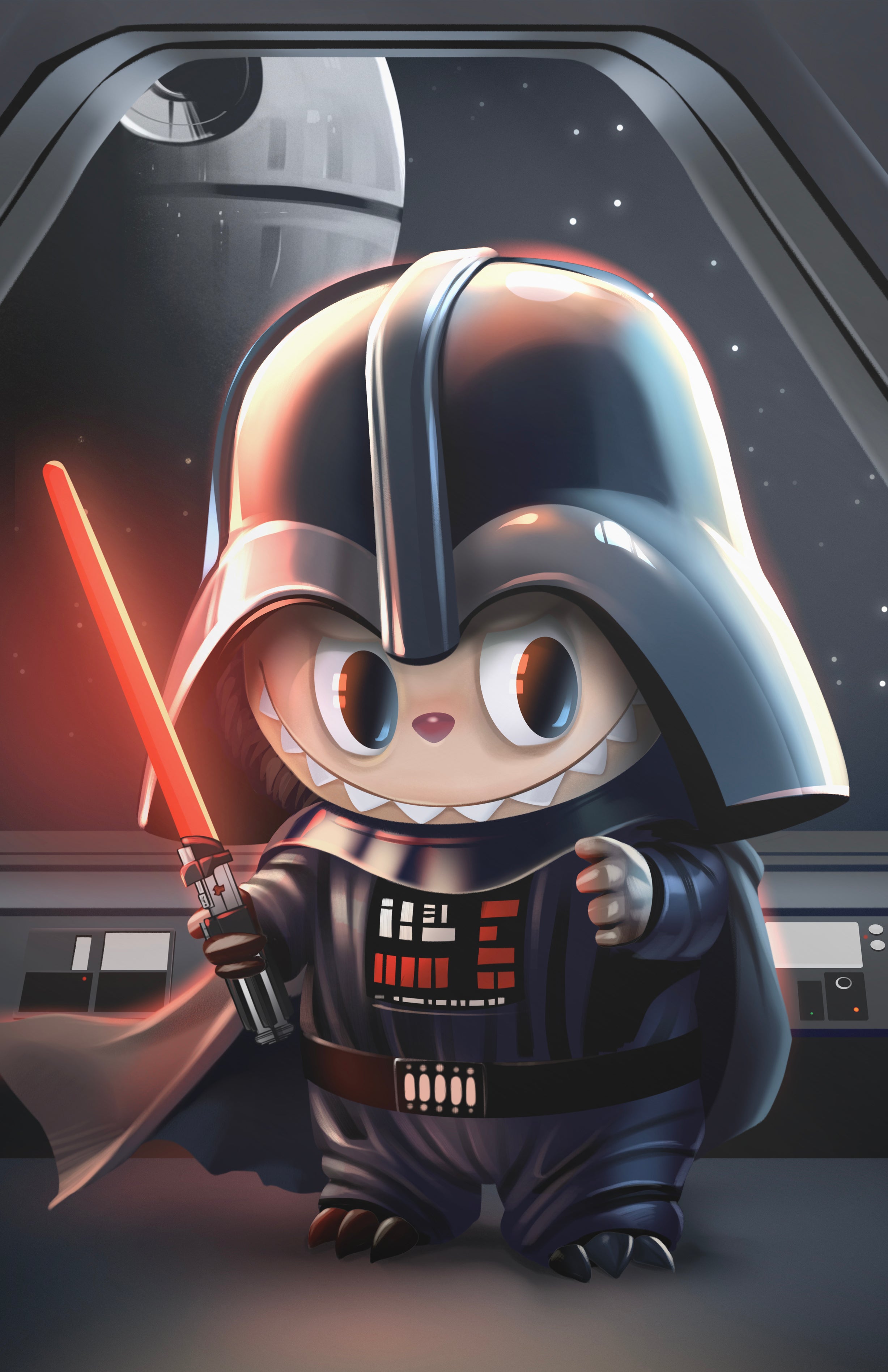 FAME: KASING LUNG DARK LORD MONSTER (Creator of the Labubu) - KATYA SINYUKHINA FOIL SDCC 2025 EXCLUSIVE