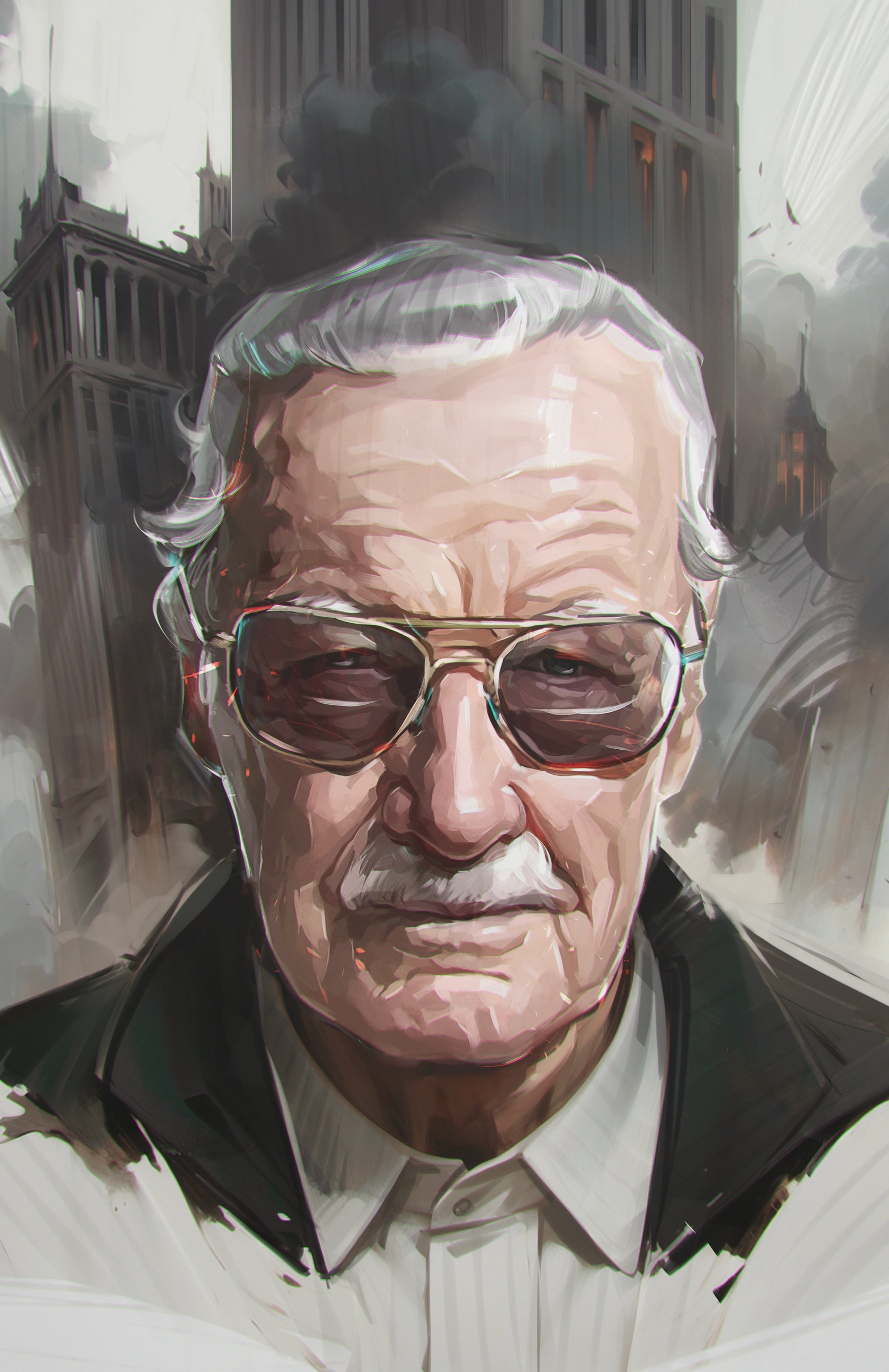 TRIBUTE: STAN LEE - VIKTOR MILLER GAUSA FOIL VARIANT FANEXPO DALLAS 2025 EXCLUSIVE