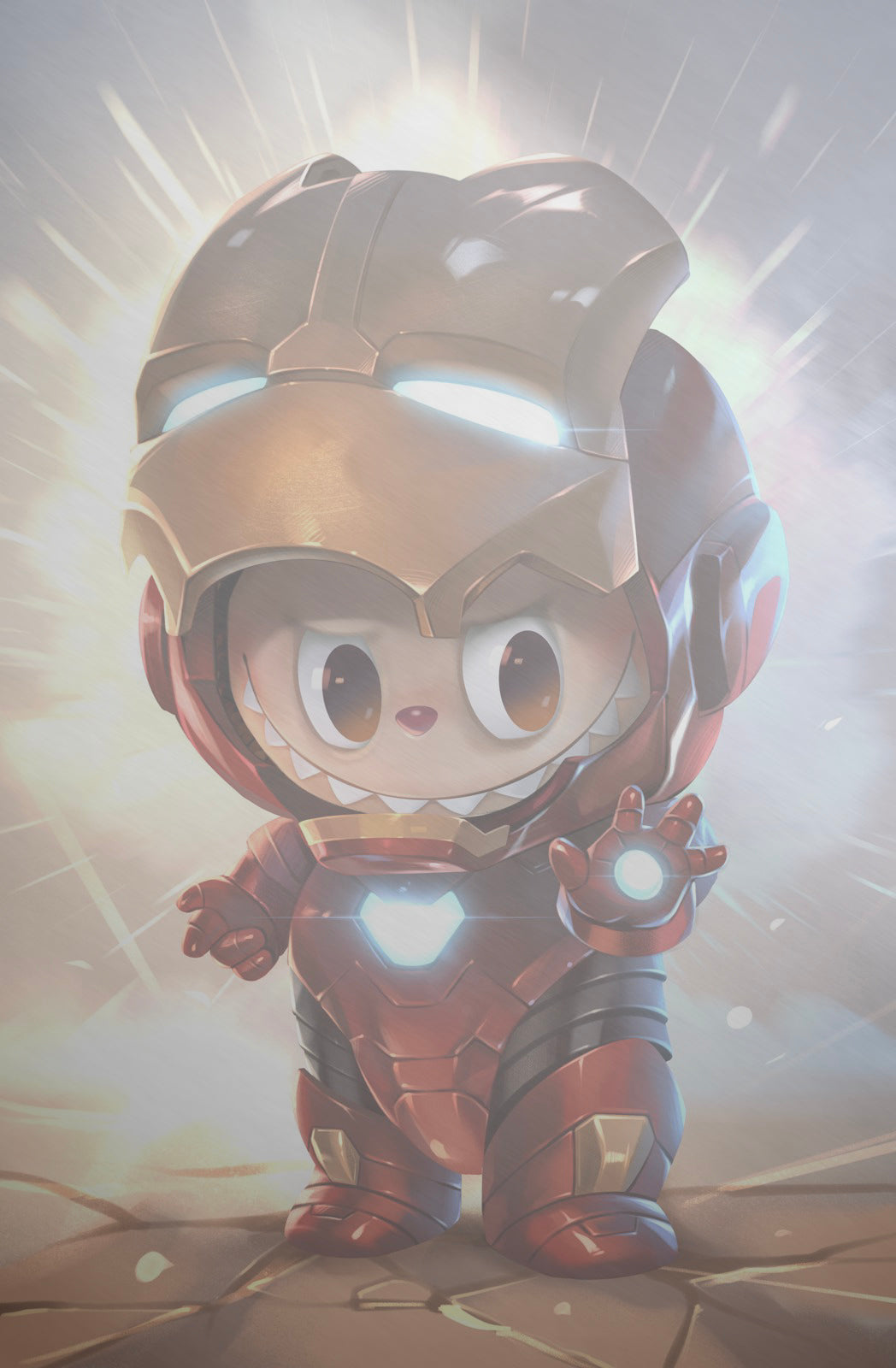 FAME: KASING LUNG METAL MONSTER (Creator of the Labubu) - KATYA SINYUKHINA FOIL HEROESCON 2025 EXCLUSIVE