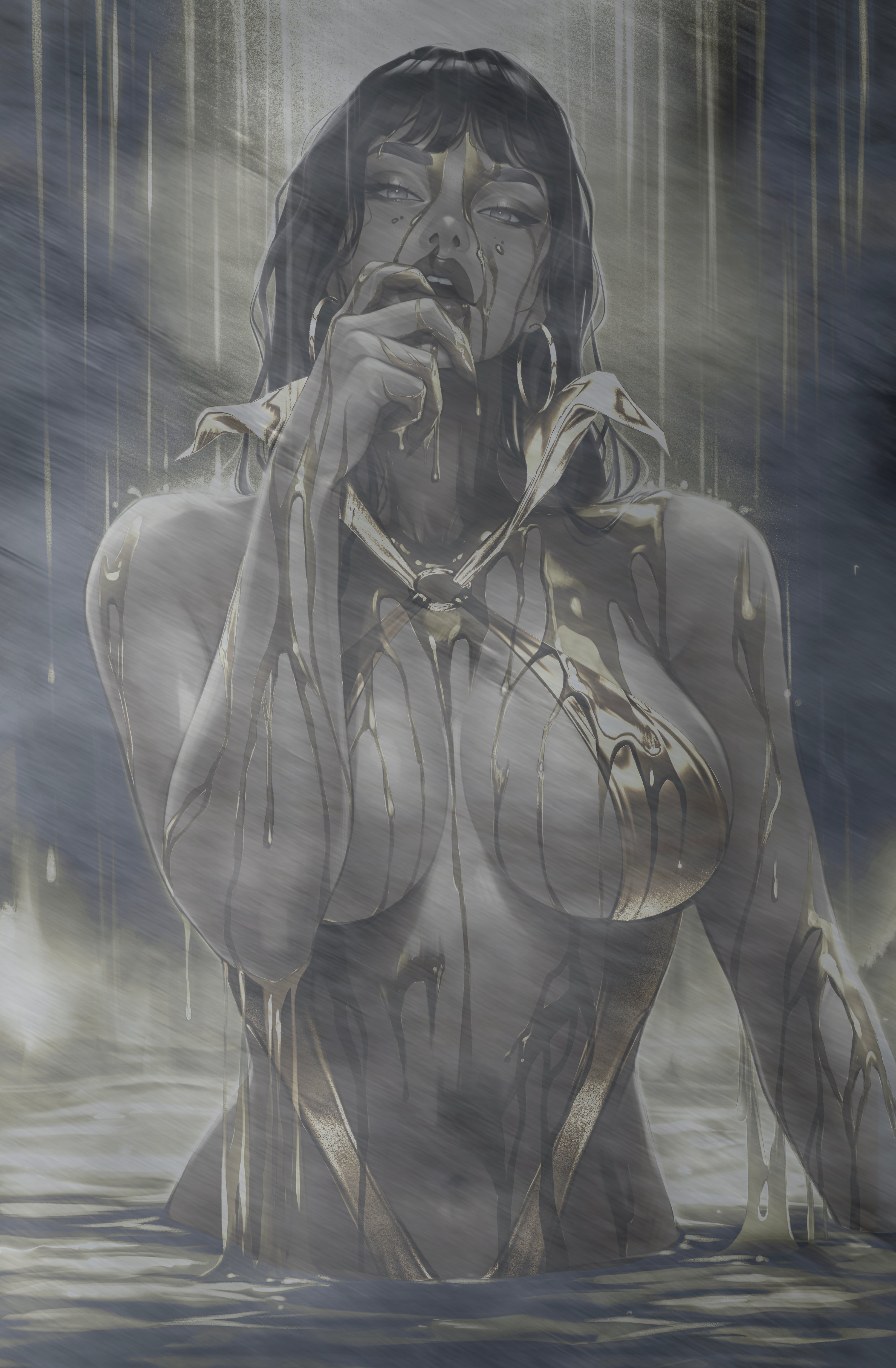 VAMPIRELLA #3 - KATYA SINYUKHINA WRAPAROUND COVER B METAL HEROESCON 2025 EXCLUSIVE +(CRYSTAL CLEAR BOARD)