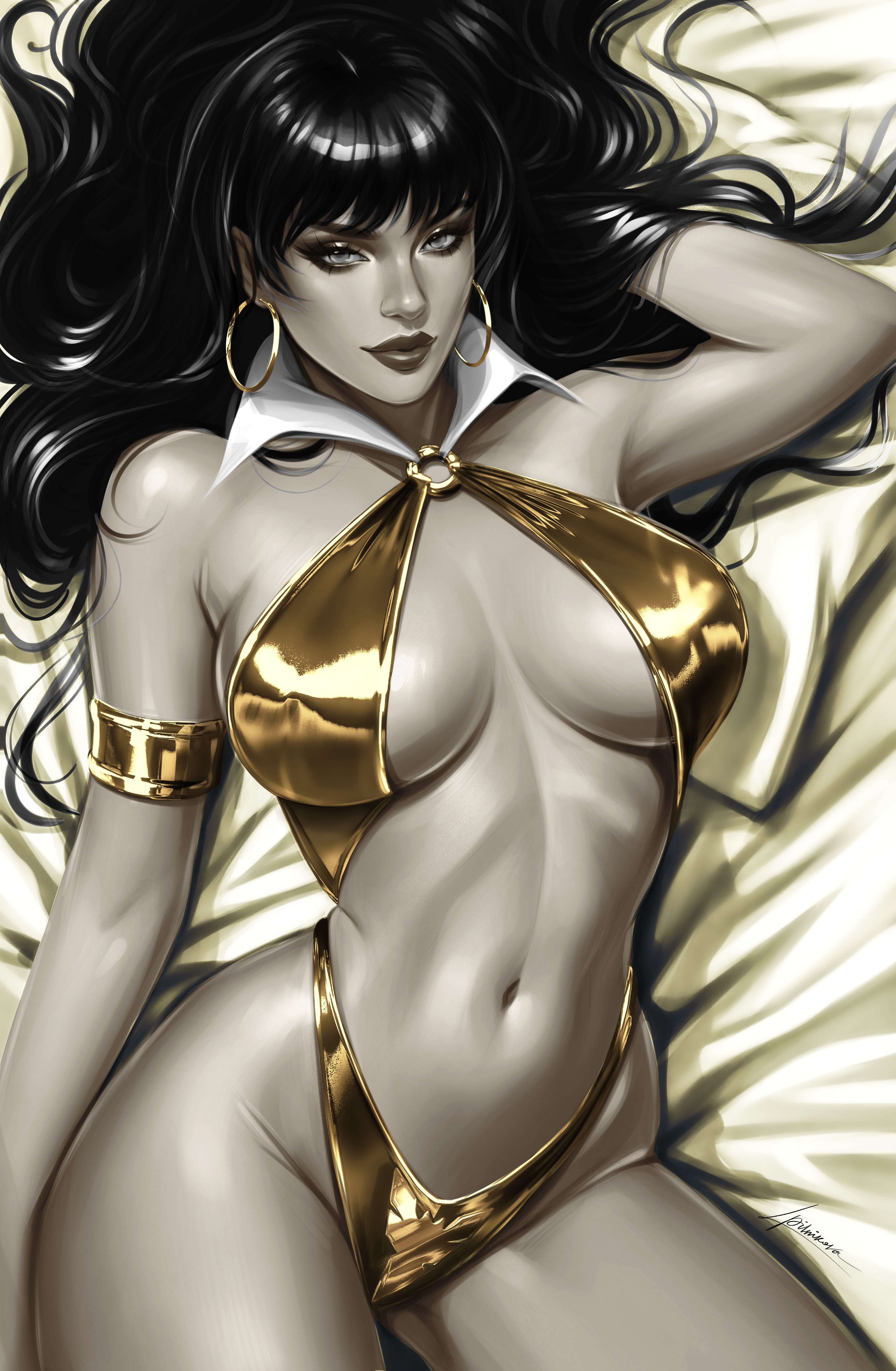 VAMPIRELLA ARMAGEDDON #6 - PILNIKOVA ART COVER B (GOLD) VIRGIN VARIANT LTD 100 KOC EXCLUSIVE