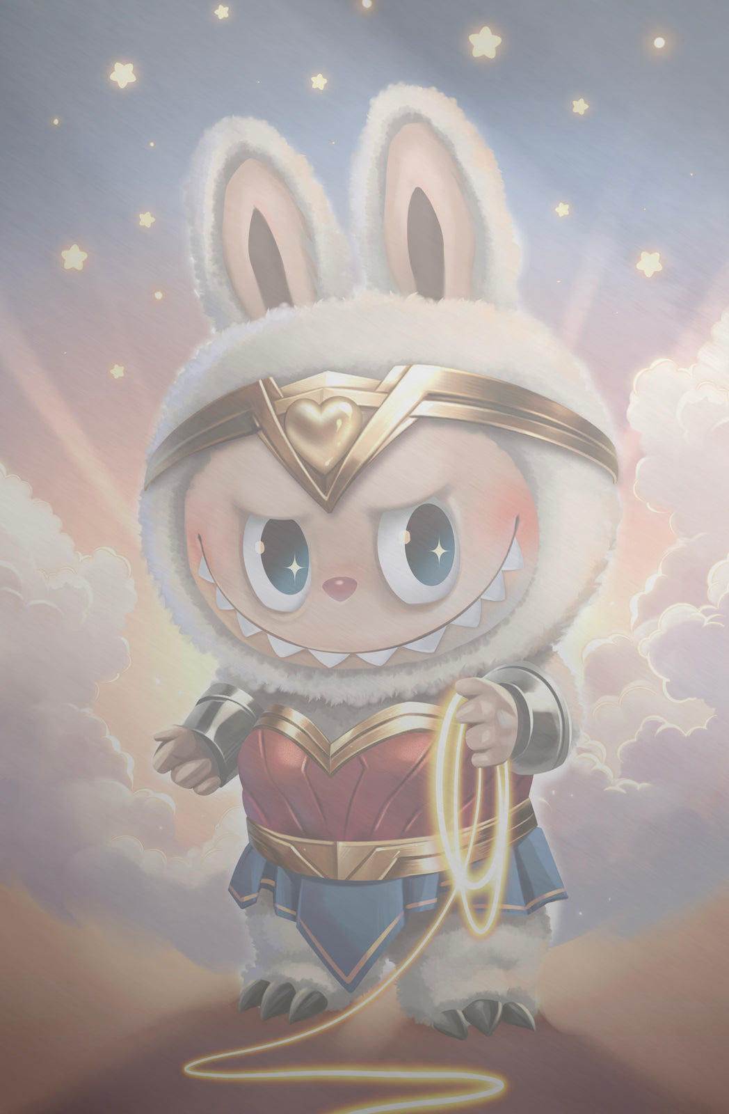 FAME: KASING LUNG LASSO MONSTER (Creator of the Labubu) - KATYA SINYUKHINA FOIL HEROESCON 2025 EXCLUSIVE