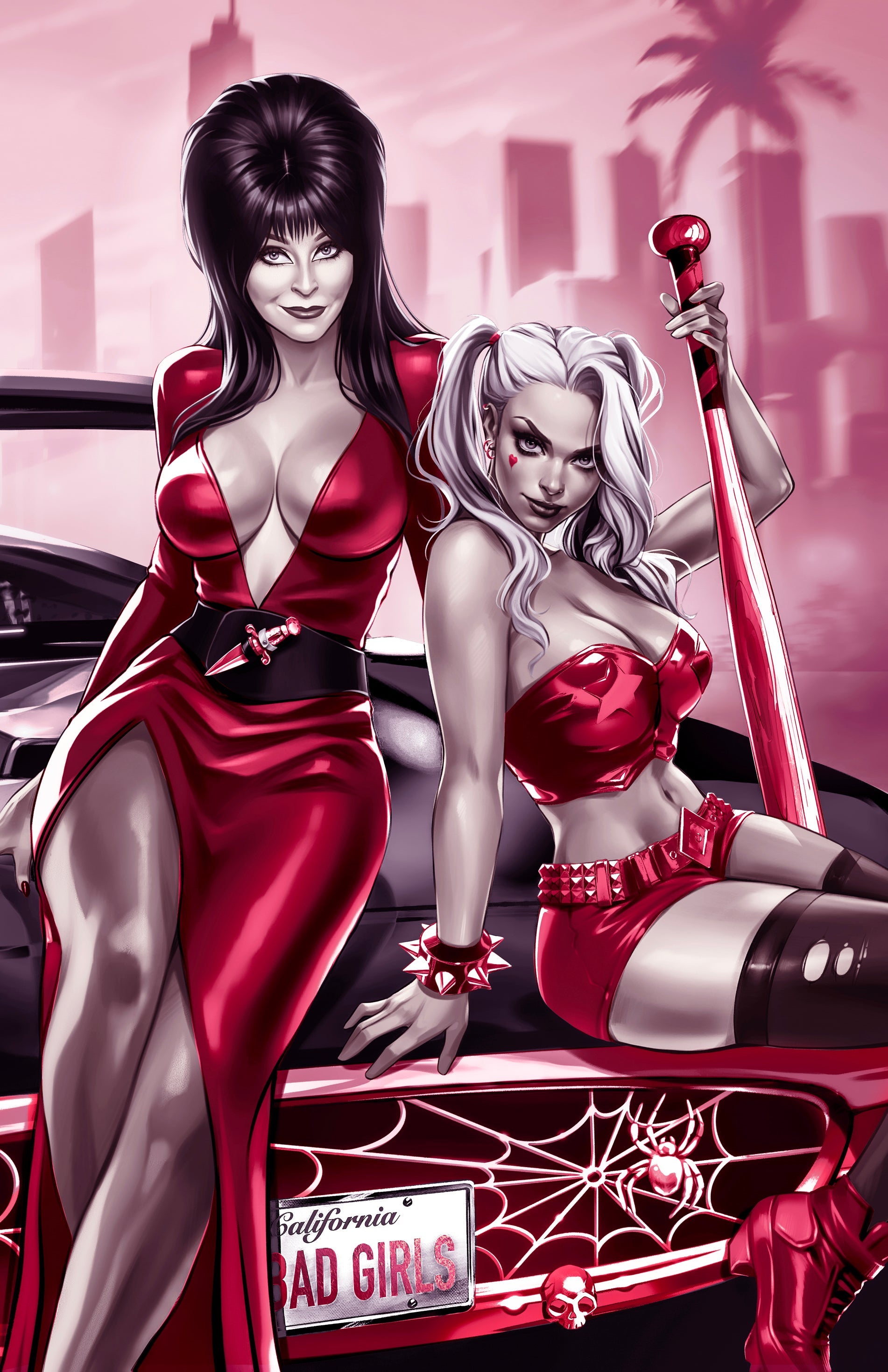 HARLEY QUINN X ELVIRA #1 - KATYA SINYUKHINA COVER C NYCC 2025 EXCLUSIVE