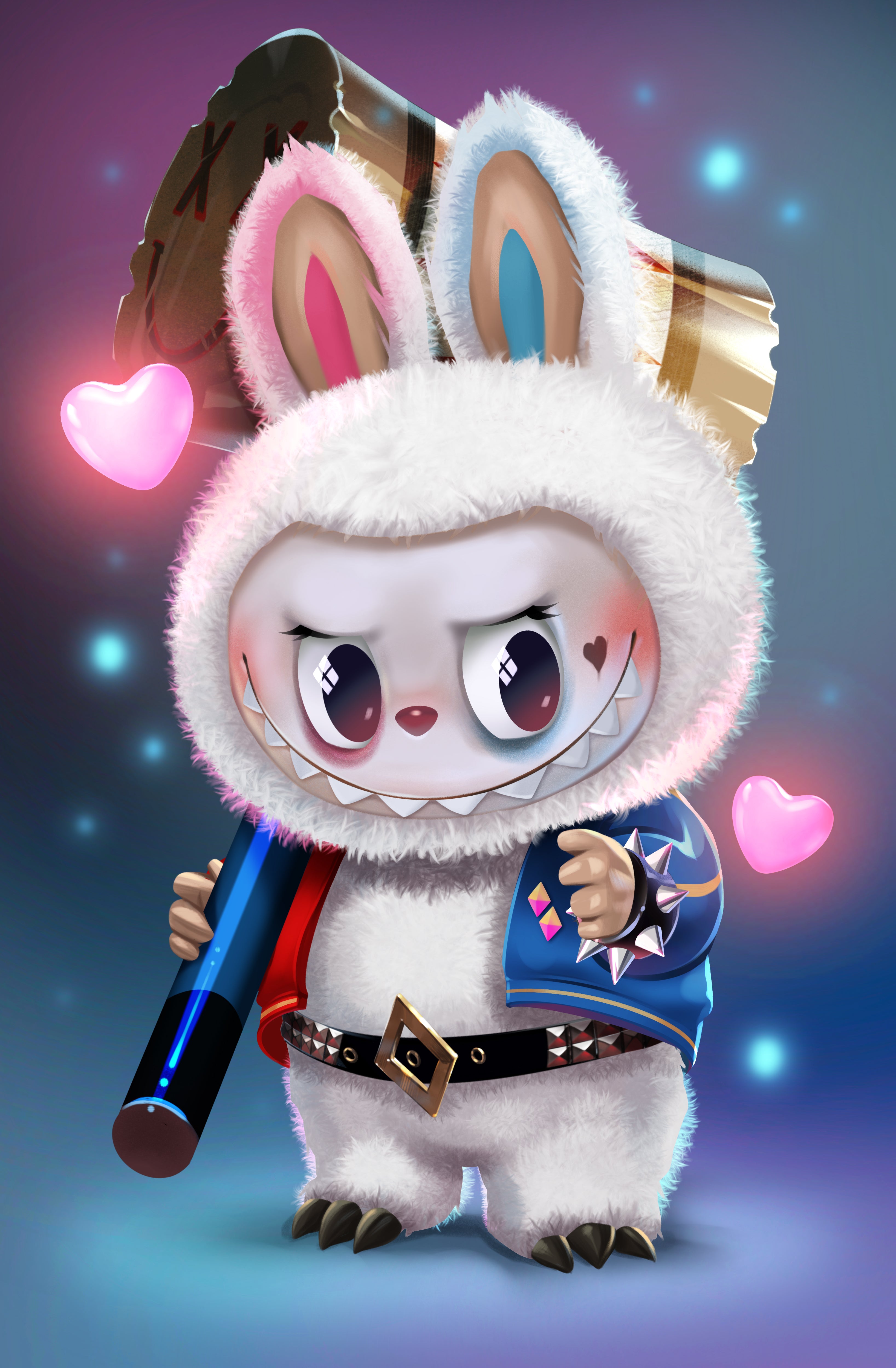 FAME: KASING LUNG TROUBLEMAKER MONSTER (Creator of the Labubu) - KATYA SINYUKHINA FANEXPO DALLAS 2025 EXCLUSIVE