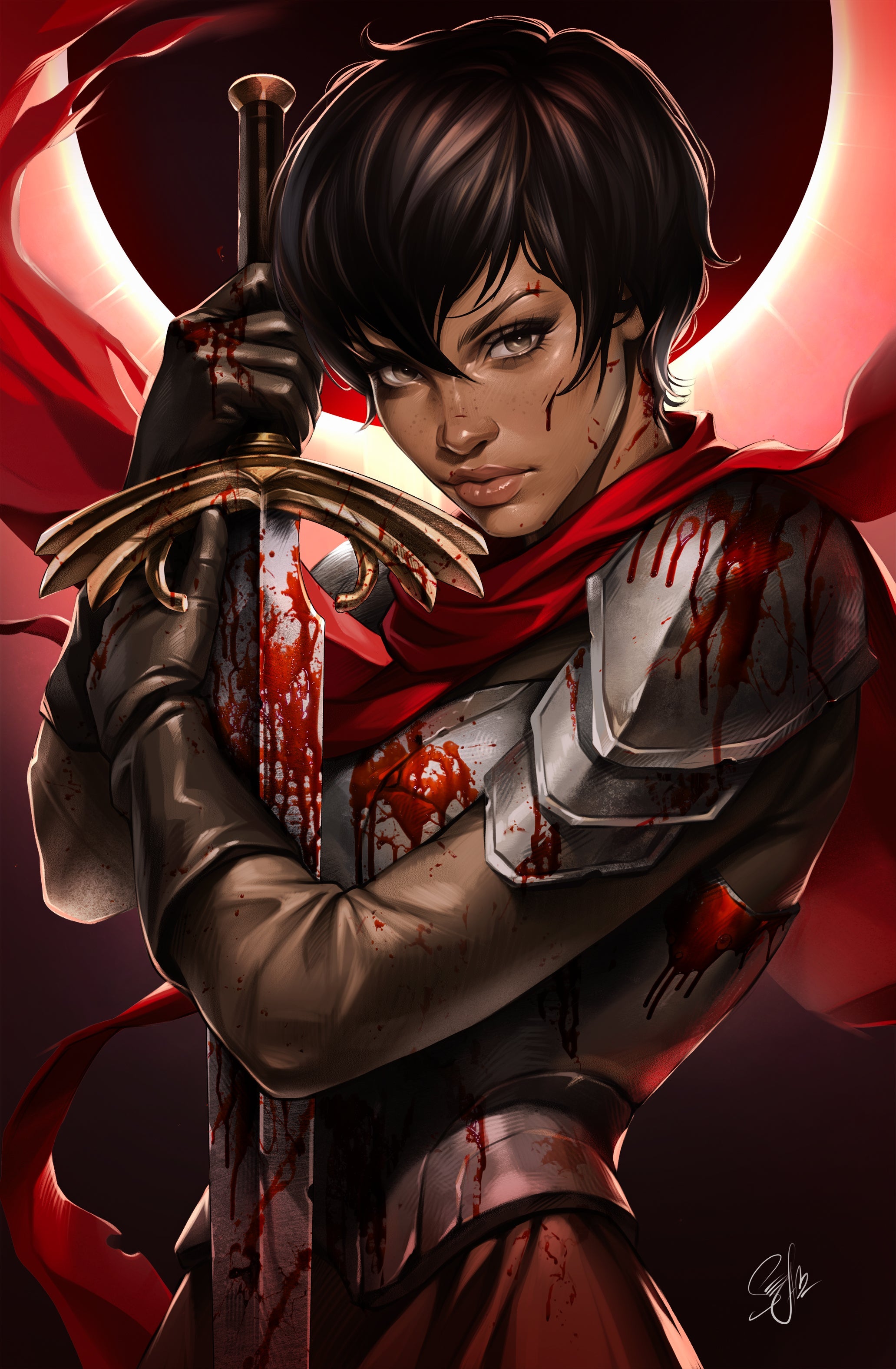 TRIBUTE KENTARO MIURA CREATOR OF BERSERK - KATYA SINYUKHINA COVER C FANEXPO NEW ORLEANS EXCLUSIVE - Preorder