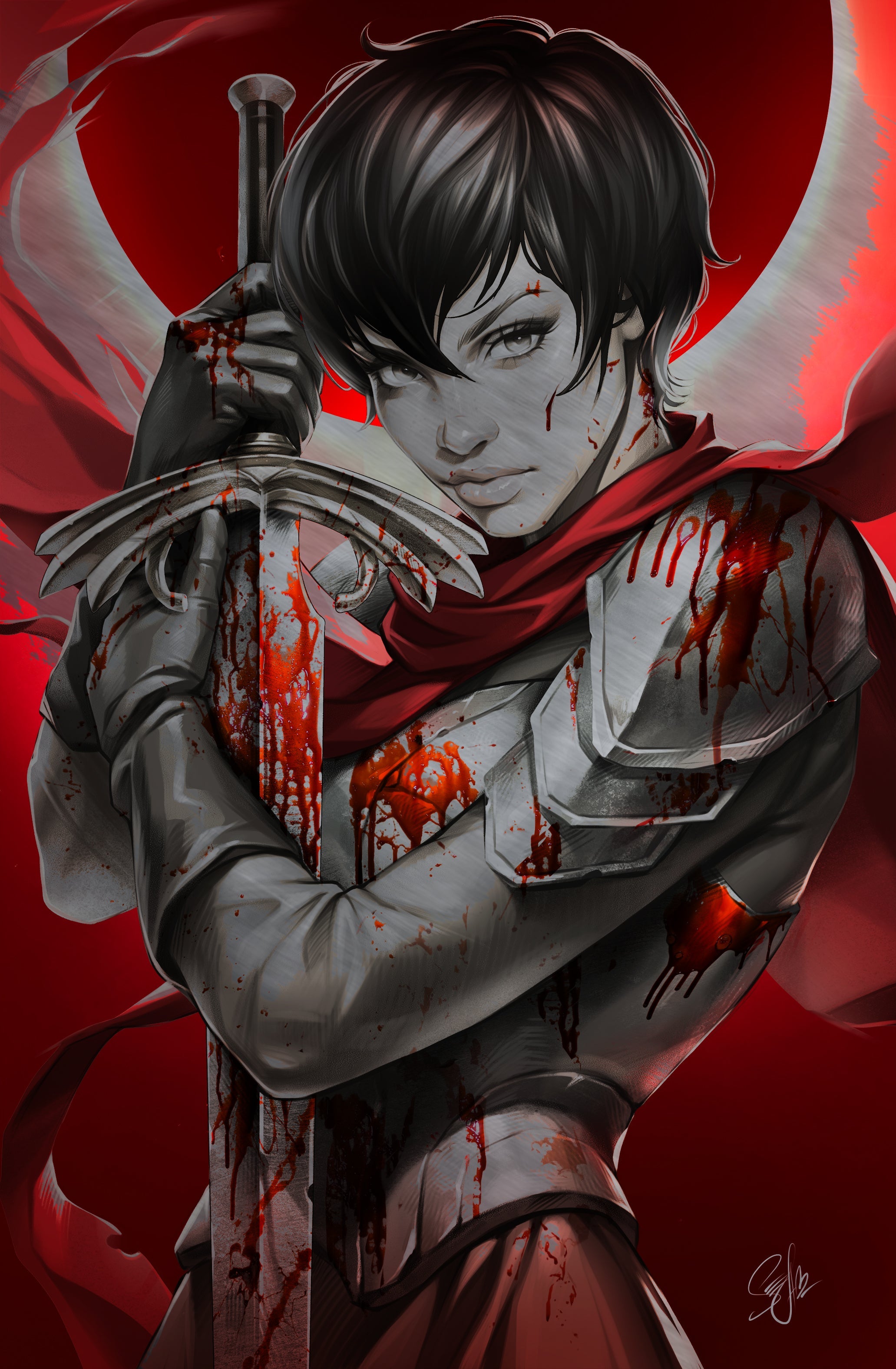 TRIBUTE KENTARO MIURA CREATOR OF BERSERK - KATYA SINYUKHINA COVER D METAL LTD 10 FANEXPO NEW ORLEANS EXCLUSIVE