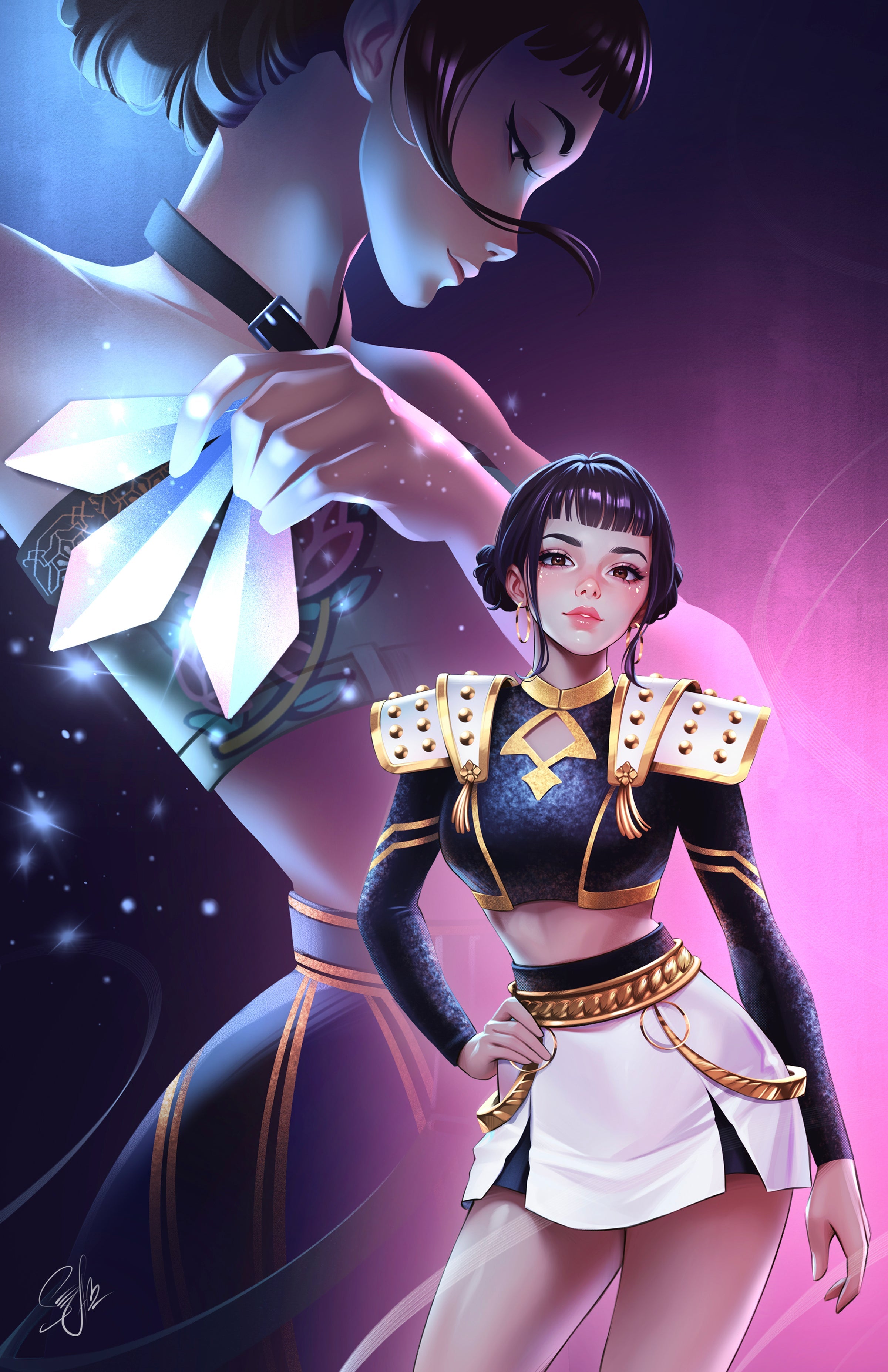 KPOP DEMON HUNTERS "ZOEY" ARTBOOK - KATYA SINYUKHINA VIRGIN VARIANT FANEXPO NEW ORLEANS EXCLUSIVE - Preorder