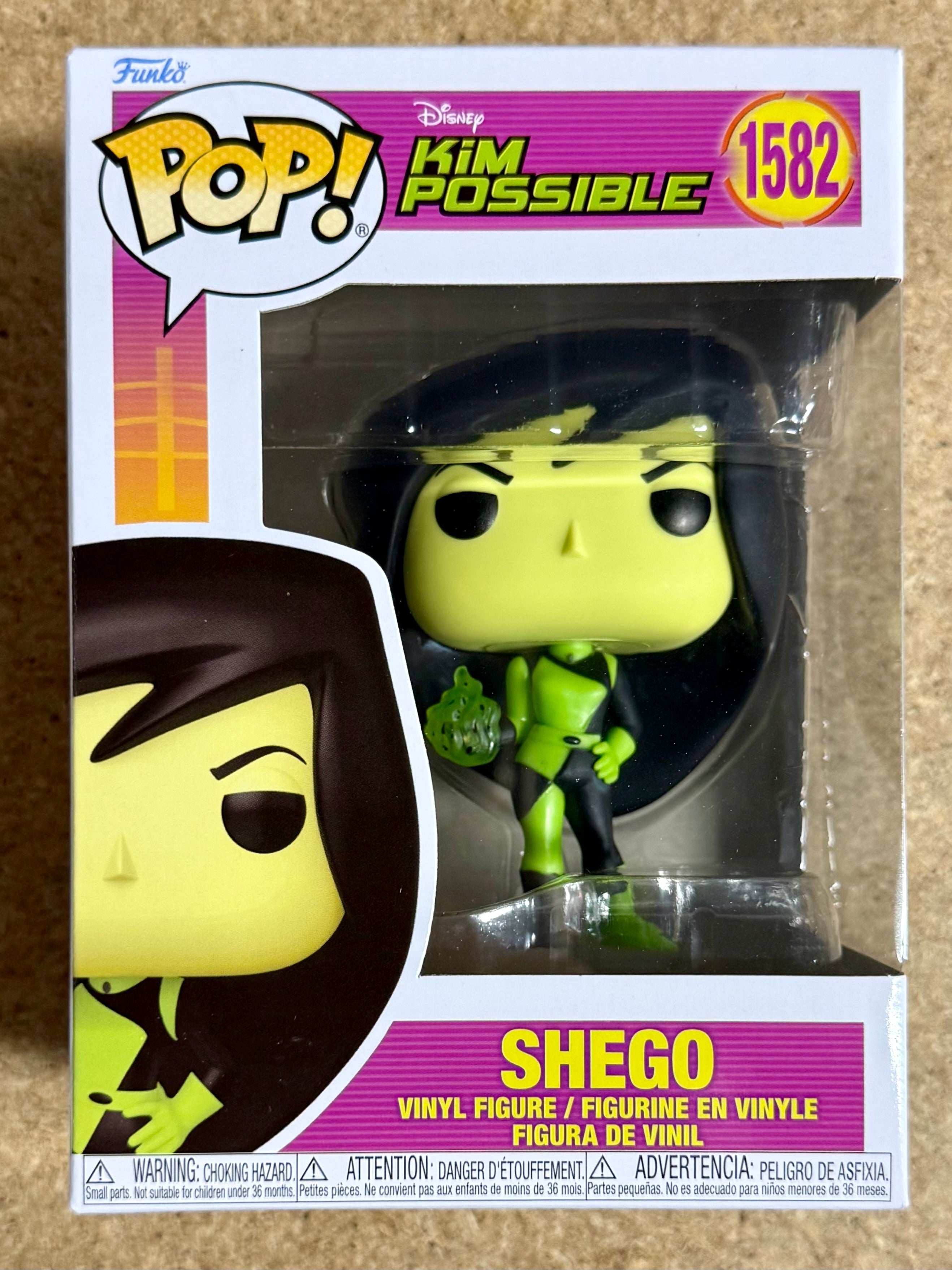 Funko Pop! Disney Villain Shego #1582 Kim Possible 2025 Go Team Go
