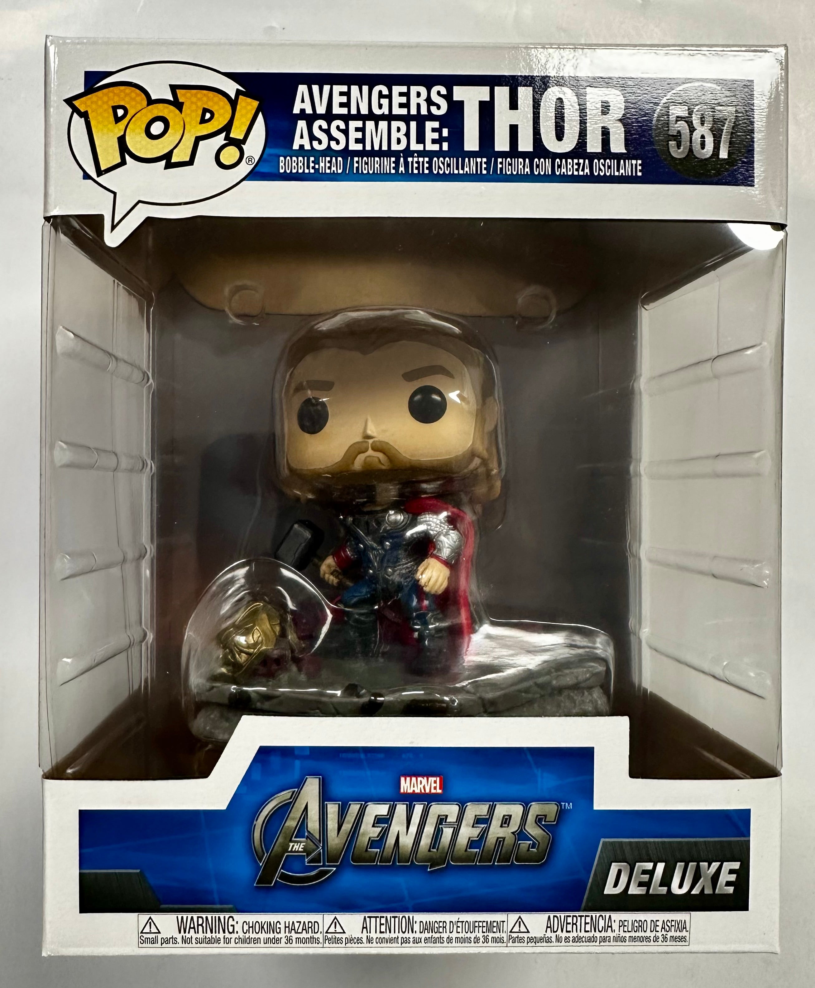 Funko Pop! Deluxe Marvel Avengers Assemble: Thor #587 Vaulted 2020 Exclusive