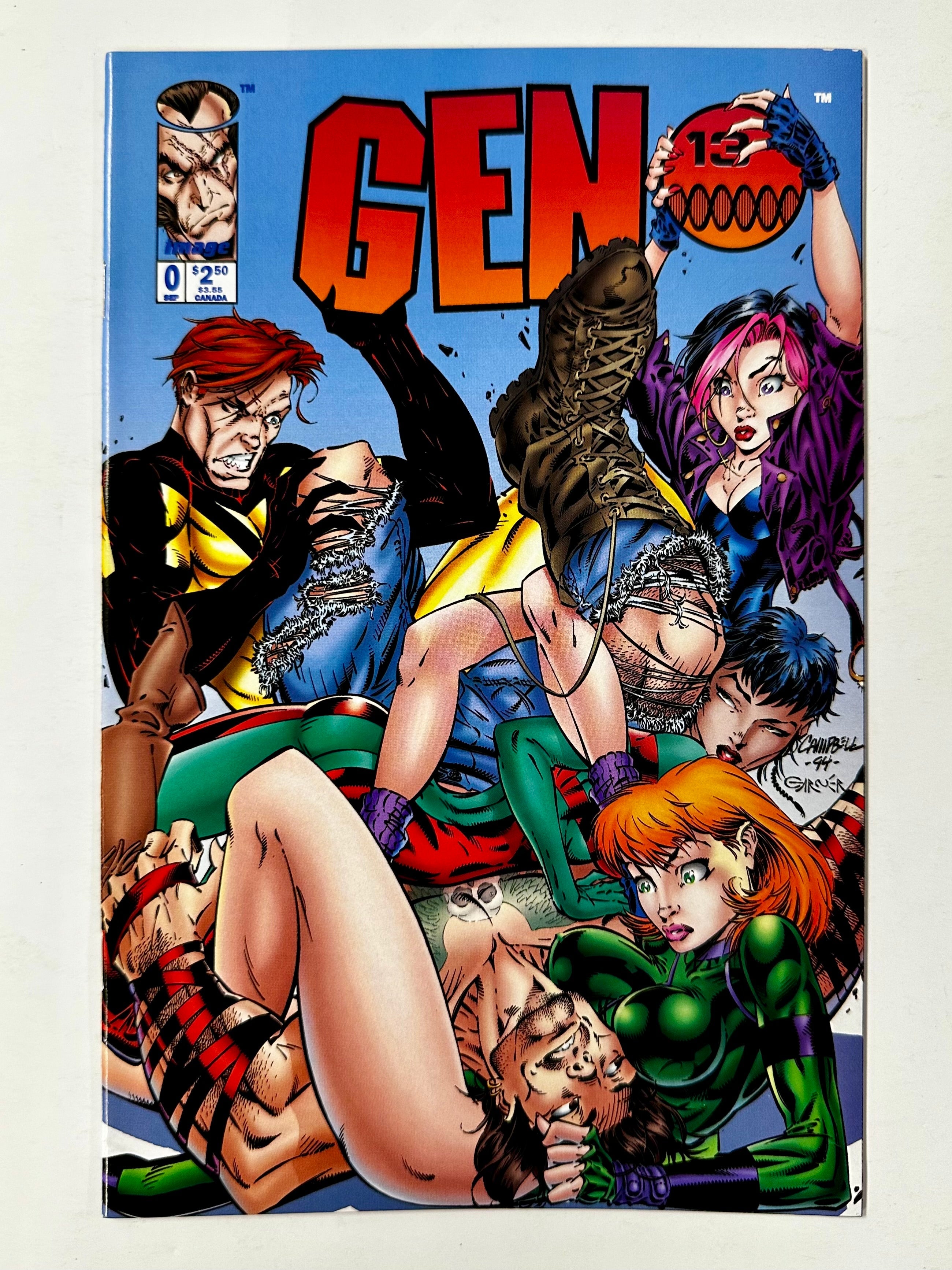 Gen 13 #0 Image Comics J. Scott Campbell 1994 First Print