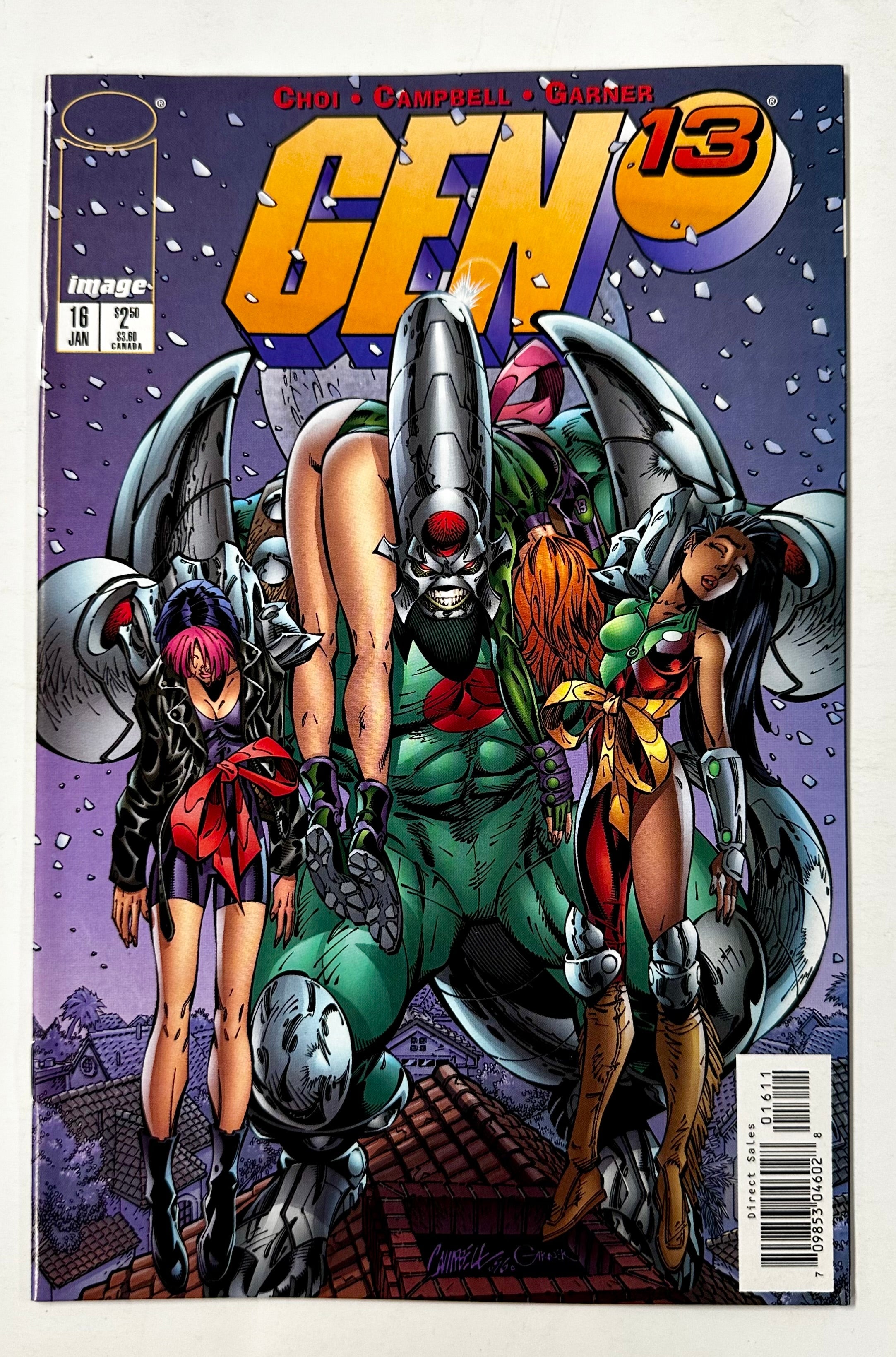 Gen 13 #16 Image Comics J. Scott Campbell 1996 First Print Cover A